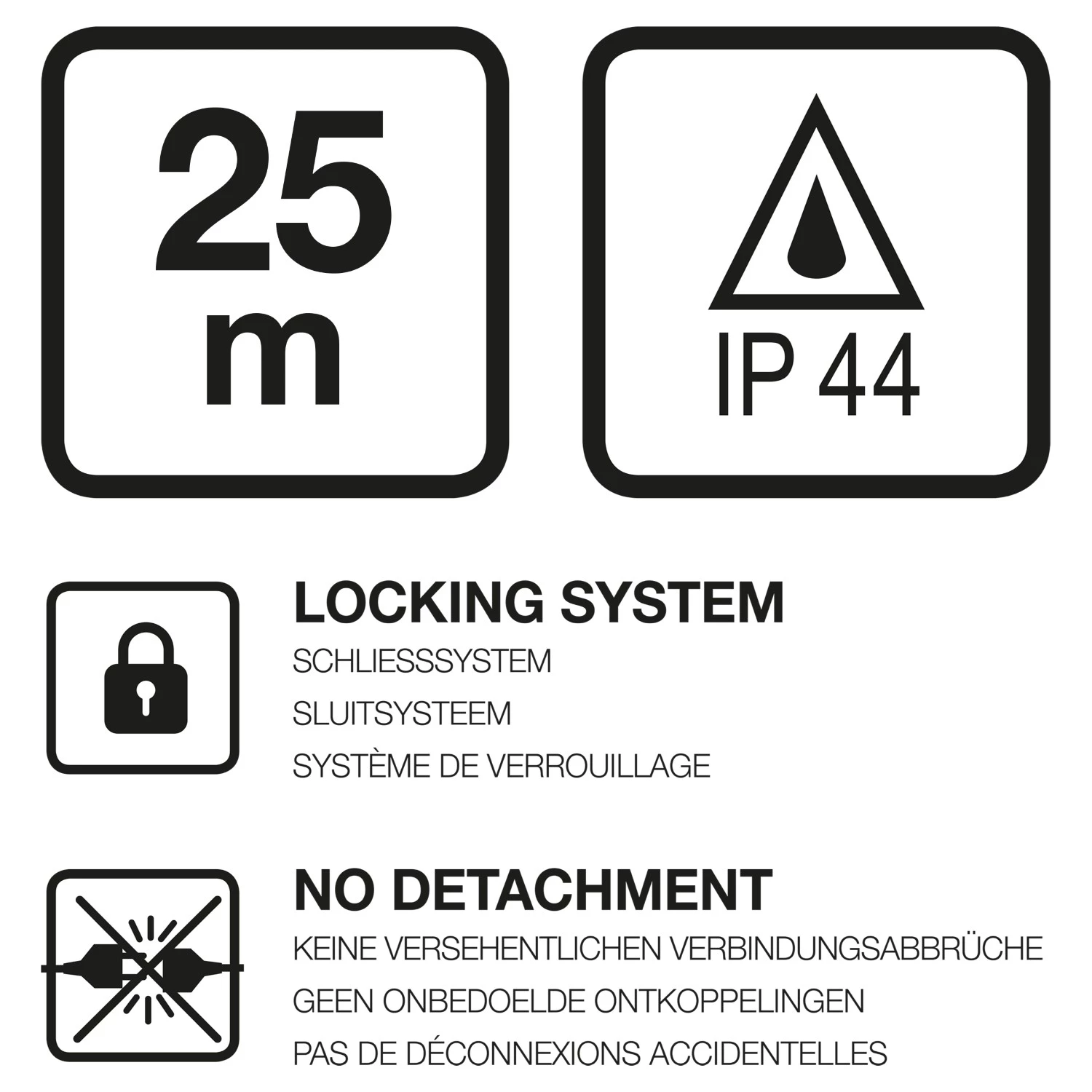 Q-link 53.501.21 Verlengsnoer RA3X1.5 H07RNF - IP44 - 25m-image