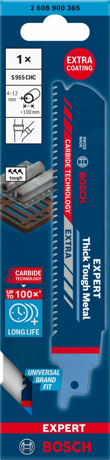 Bosch 2608900365 EXPERT Reciprozaagblad S955CHC Thick Tough Metal-image