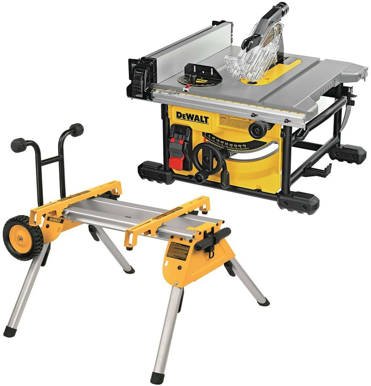 DeWALT DWE7485RS-QS Zaagtafel incl. onderstel (DE7400) - 1850W - 210mm-image