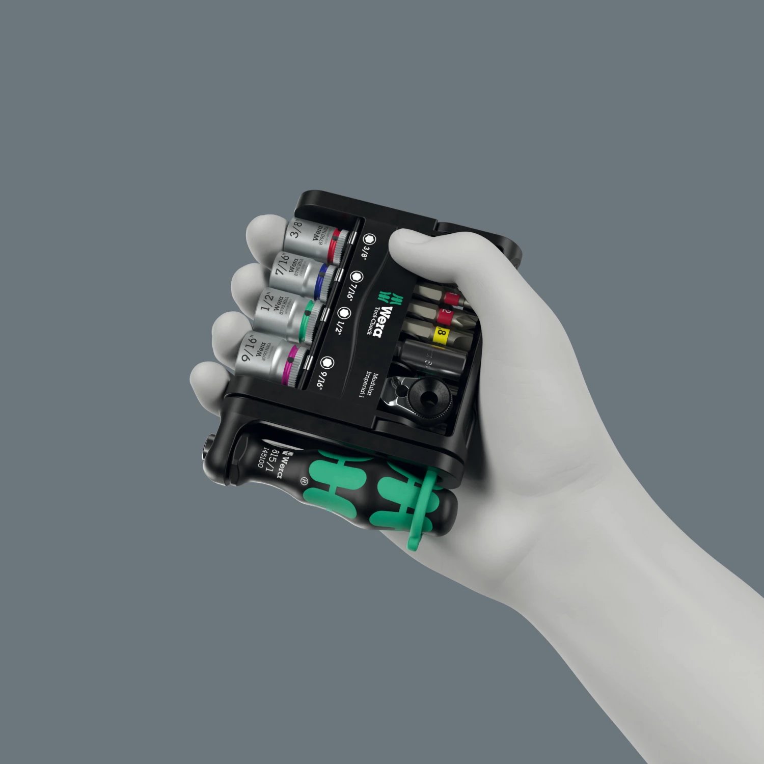 Wera 05049001001 Tool-Check Modular Imperial 1 Jeu d'outils Tool-Check - 21 pièces-image