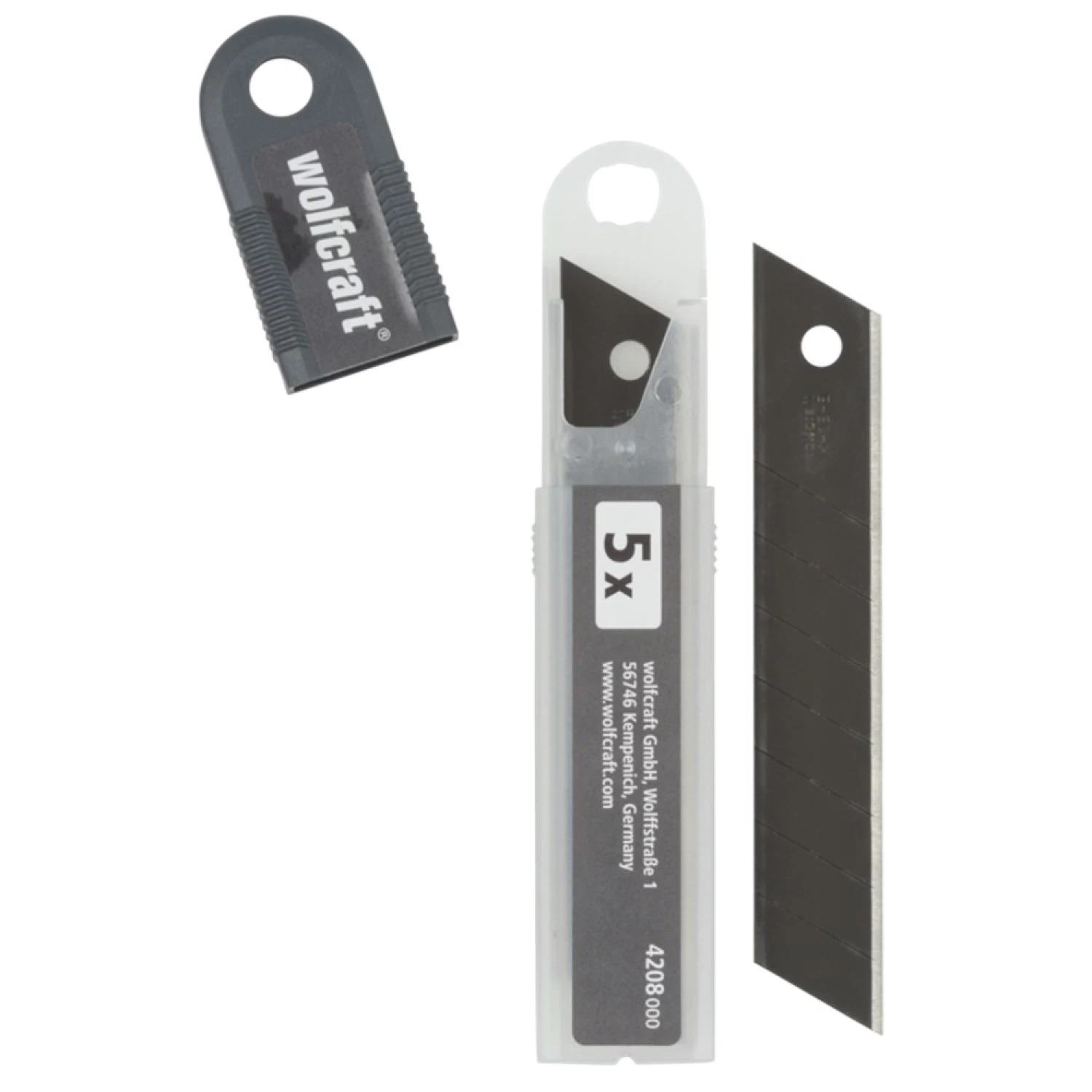 Wolfcraft 4208000 Lames de rechange pour cutters PRO SHARP - 18 mm (5 pièces)-image