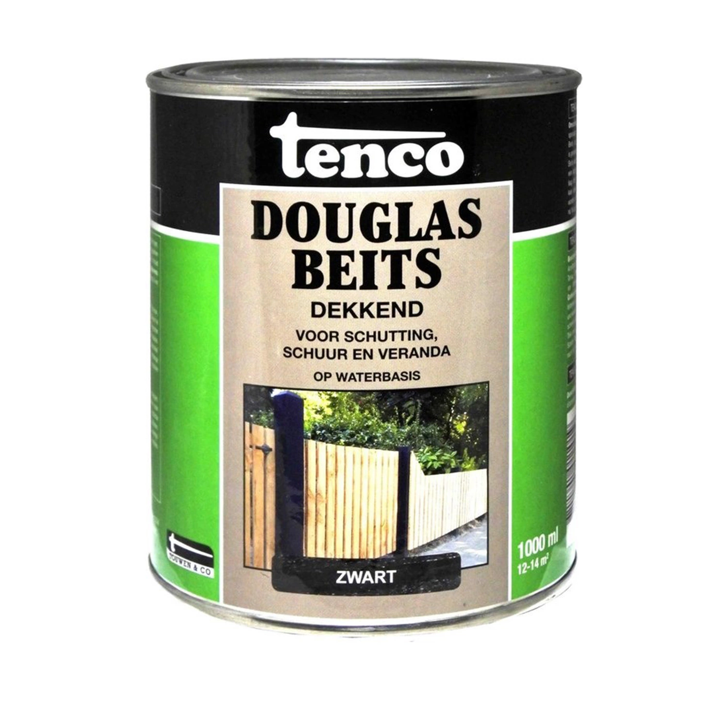Tenco Douglas Beits Dekkend - 1L - zwart-image