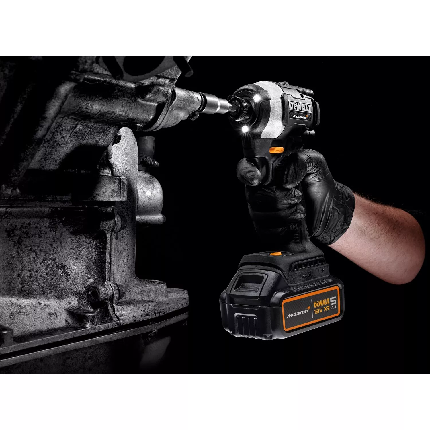 DeWALT DCF85MP2T McLaren Perceuse-visseuse à percussion 18 V Li-ion (2 batteries 5,0 Ah) dans TSTAK-image