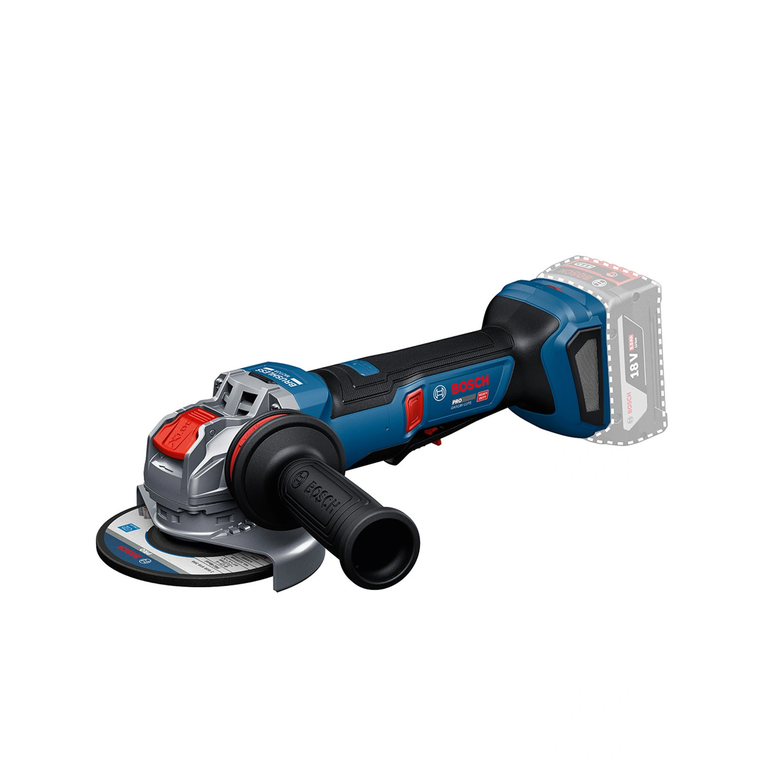 Bosch PRO GWS 18V-11 accu haakse slijper body