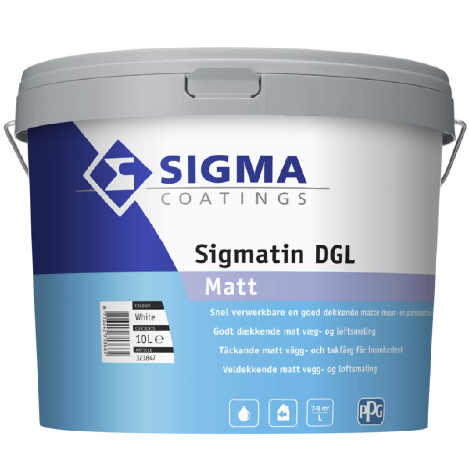 Sigma Sigmatin DGL Matt - op kleur gemengd - 10 L-image