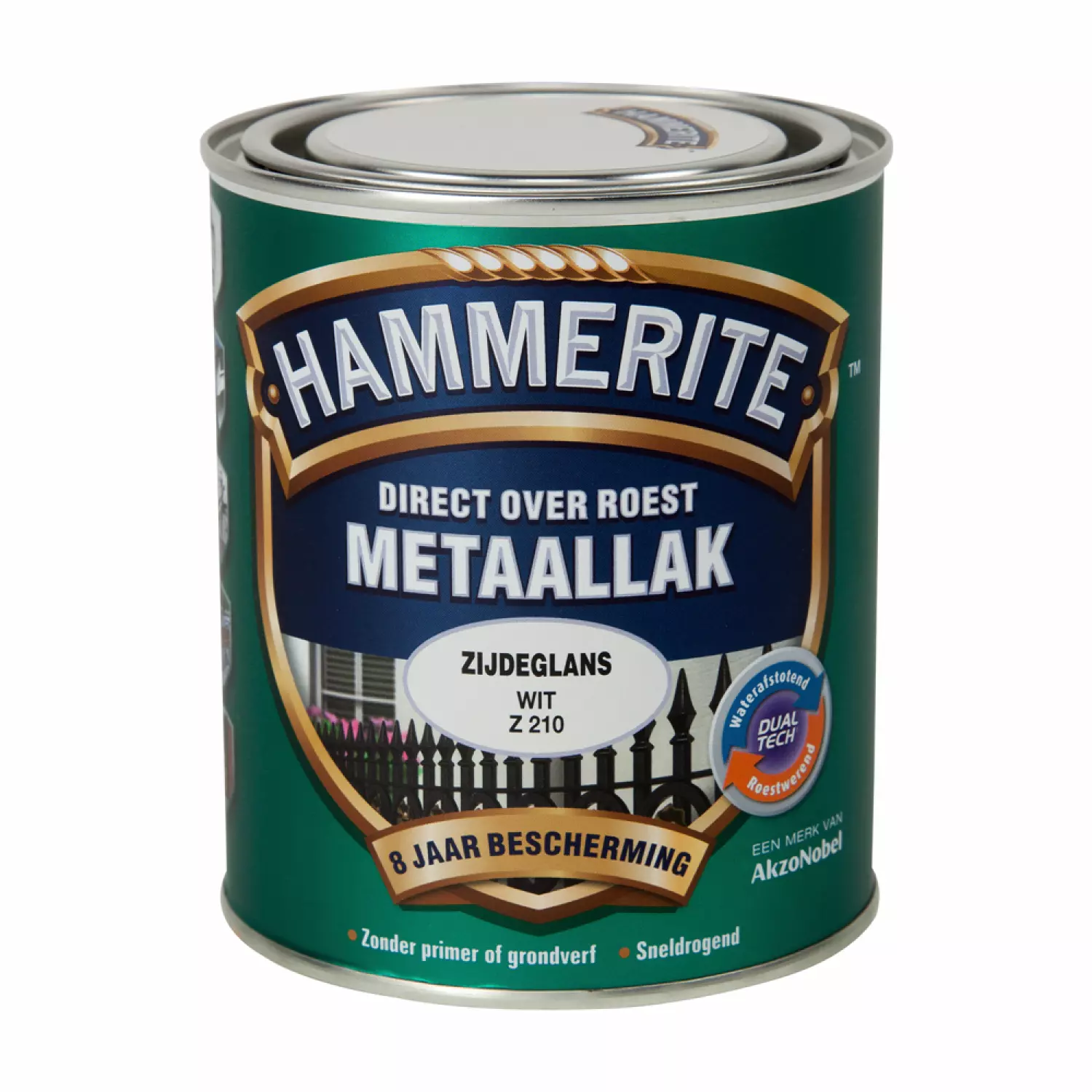 Hammerite Metaallak Zijdeglans - Wit - 750ml-image