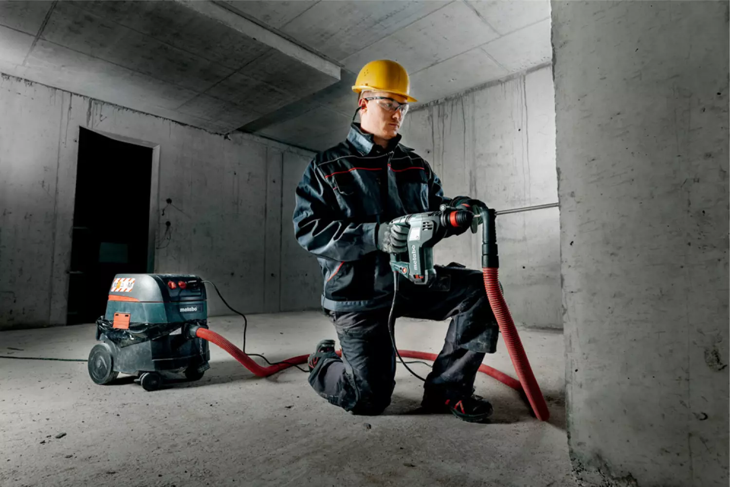 Metabo ASR 35 M ACP Bouwstofzuiger - 1400W - M-klasse - 35L-image