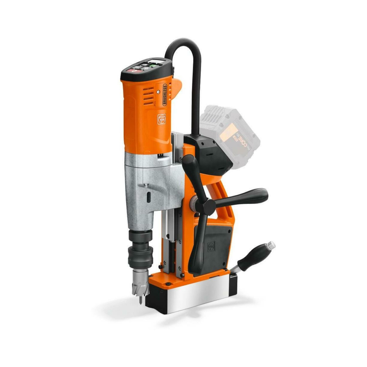 Fein AKBU 35 PMQ AS 18V Li-Ion accu magnetische kernboormachine body in koffer - 35mm-image