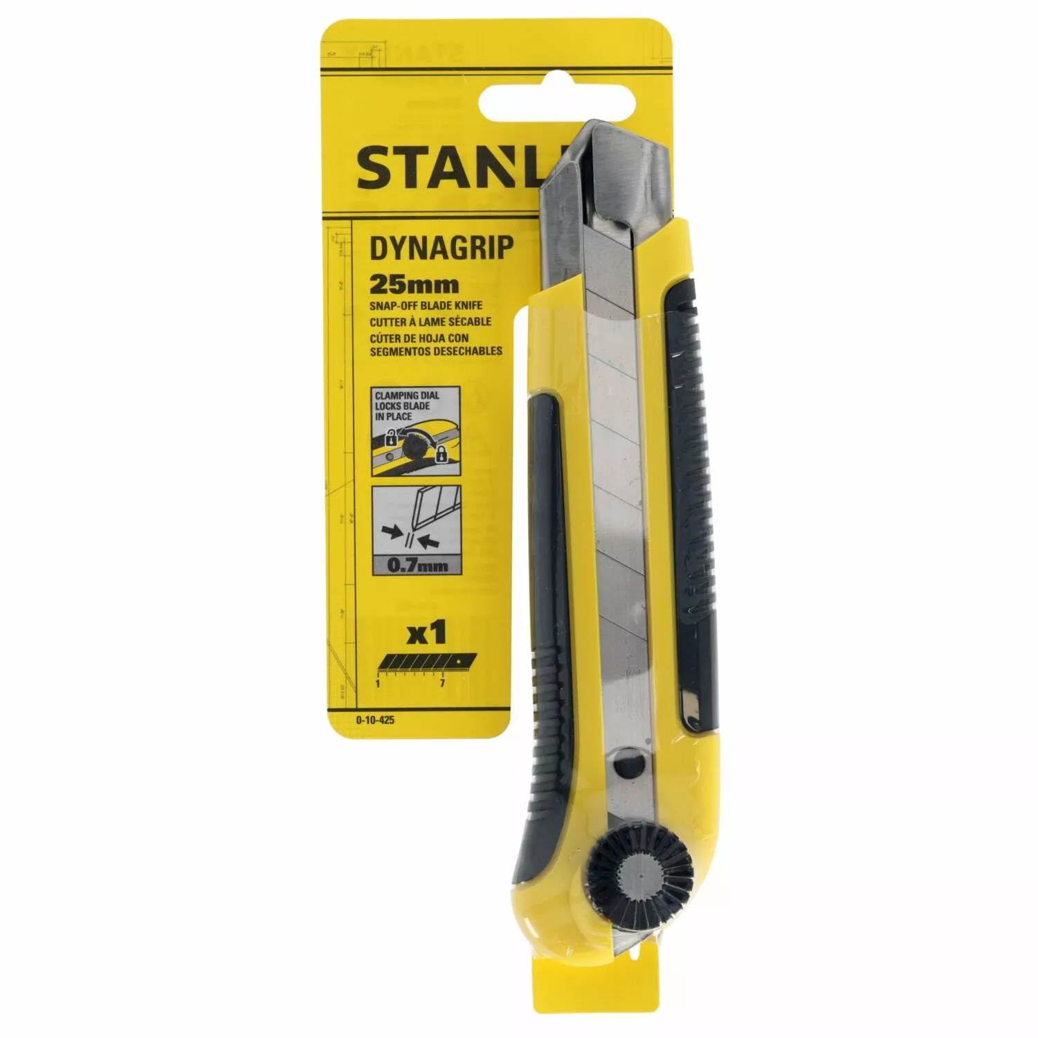 Stanley 1-10-425 Couteau de rupture Dynagrip 25mm-image