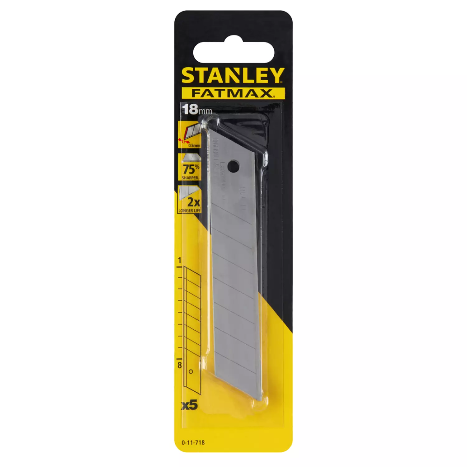 Stanley 0-11-718 - FatMax Lame Cutter 18mm (5 pcs)-image