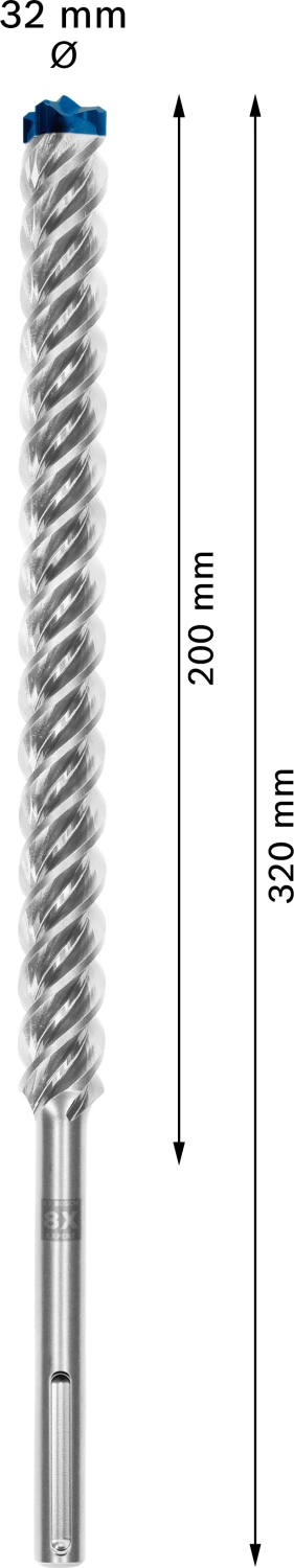 Bosch 2608900255 EXPERT Foret SDS Max-8X - 32x400x520mm-image