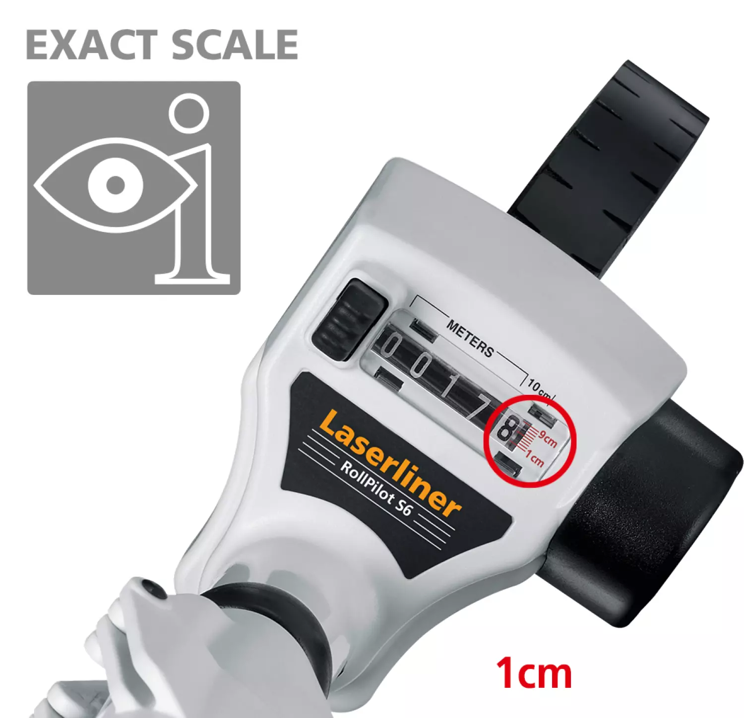 Laserliner RollPilot S12 Roulette de mesure - Affichage analogique-image