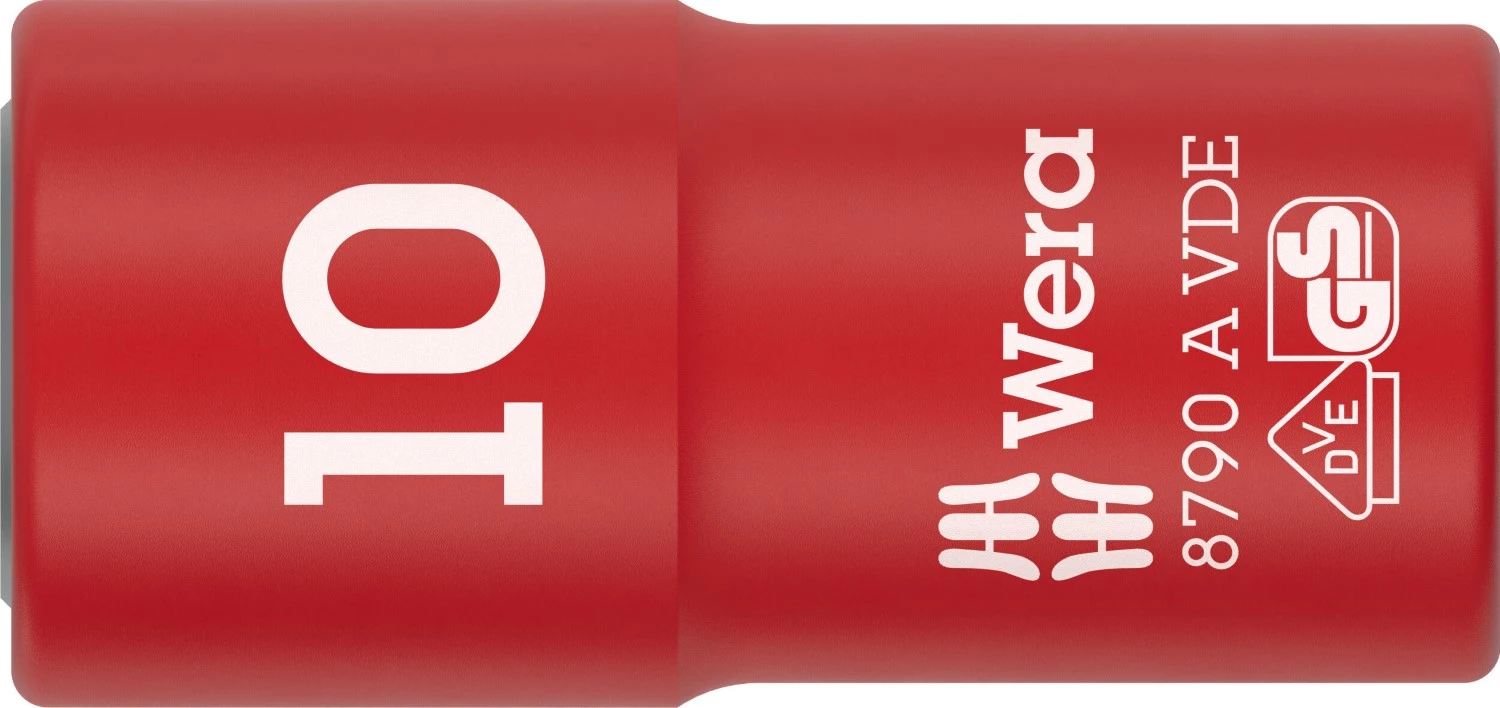 Wera 05005930001 8790 B VDE Zyklop dop geïsoleerd - 1/4" - 10mm-image