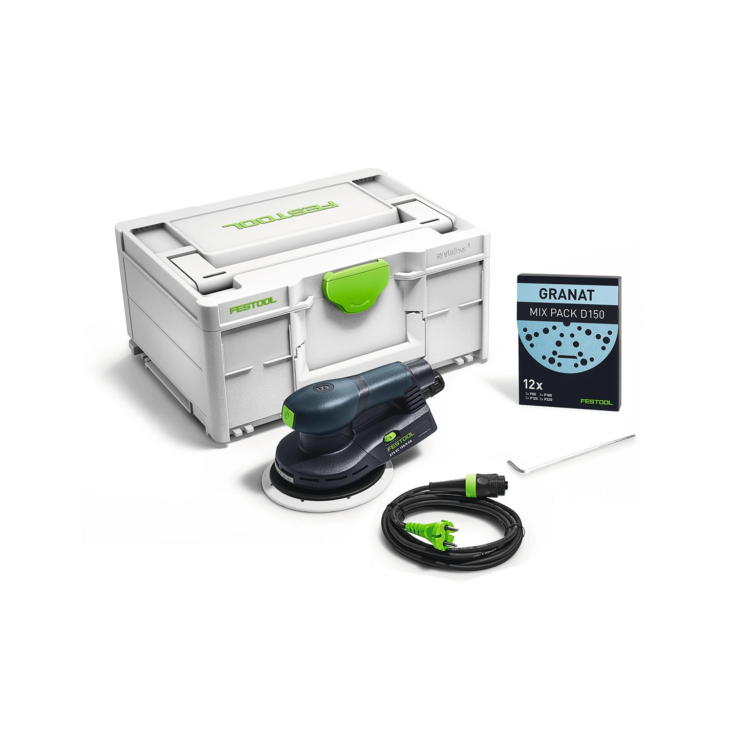 Festool ETS EC150/5 EQ-Plus Excenterschuurmachine systainer - 400W - 150mm