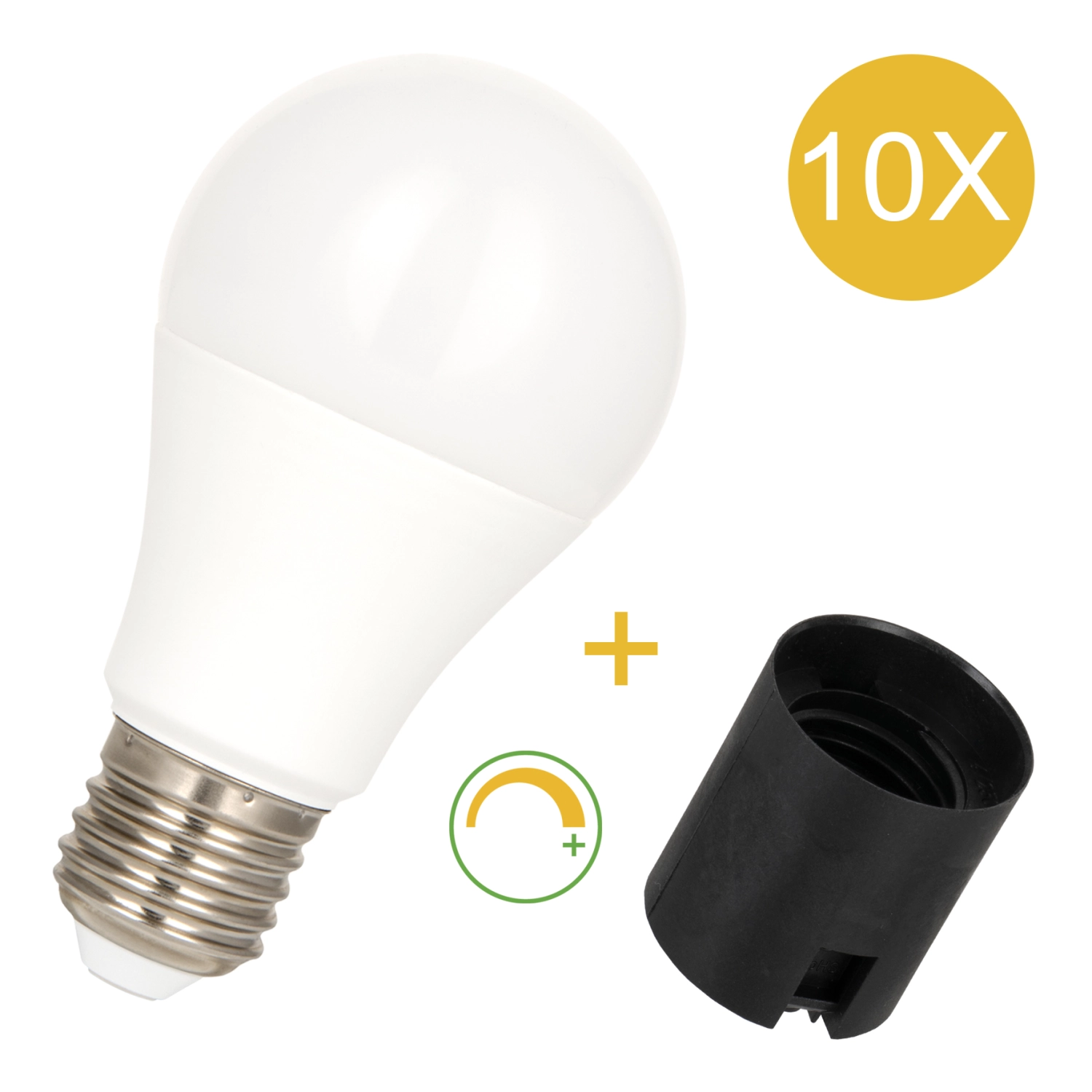 Bailey 146145 10-Pack Combi LED lamp - E27 Lampholder Plug-in - 8.5W - 806Lm-image