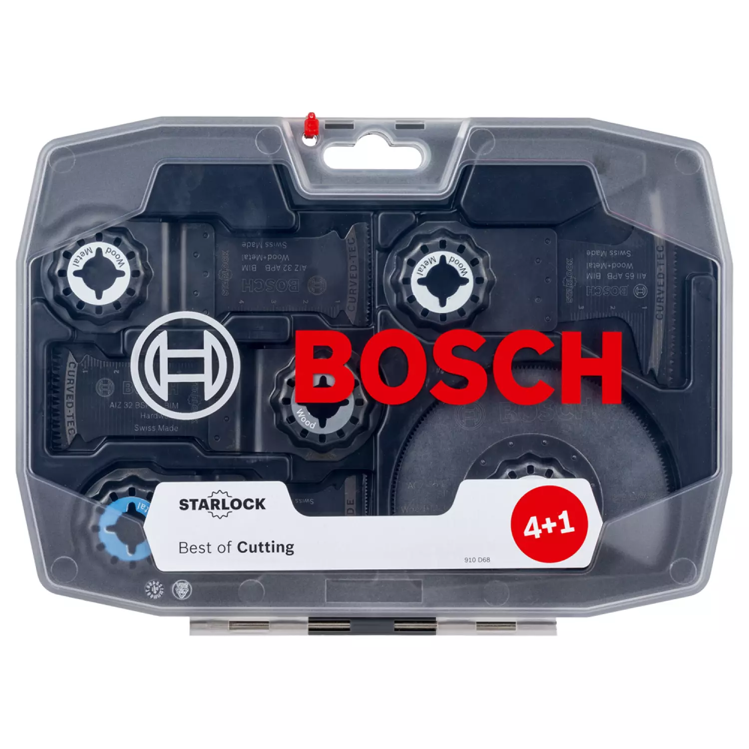 Bosch 2608664131 - Set 5 pièces Starlock Best of Cutting 4+1 AIZ 32 AT, AIZ 32 BSPB, AIZ 32 APB, AII 65 APB, ACZ 85 EB-image