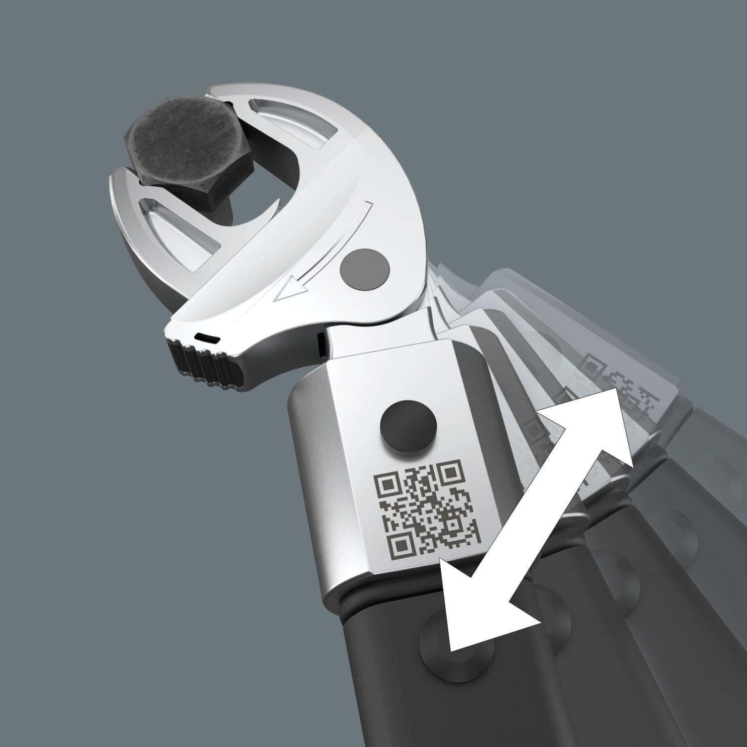 Wera 05020177001 7870 Joker L Zelfinstellende Insteek-steeksleutel voor sleutelmaat 16-19mm - 9x12mm-image