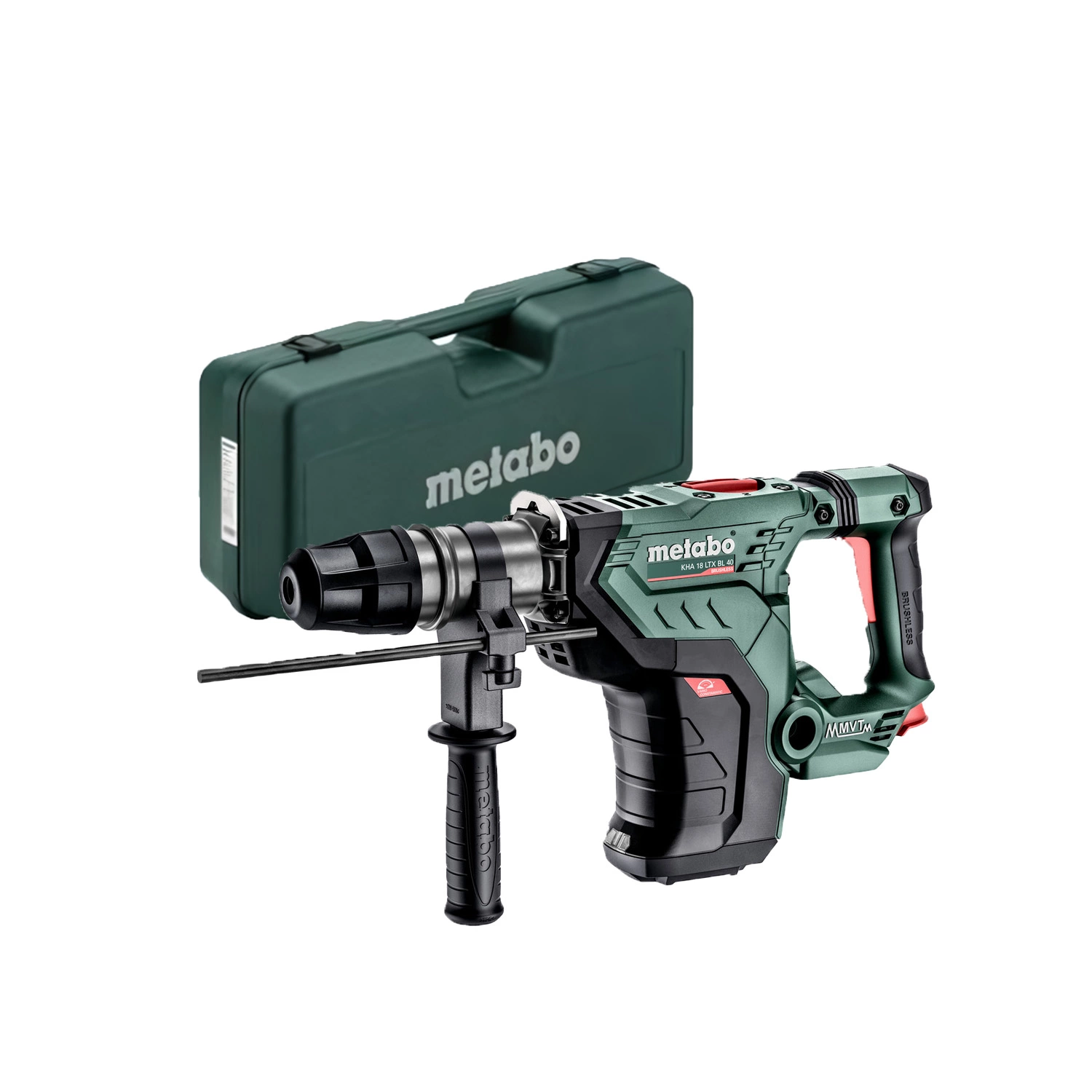 Metabo KHA 18 LTX BL 40 18V Li-Ion accu SDS-Max Boorhamer body in koffer - 600752840-image
