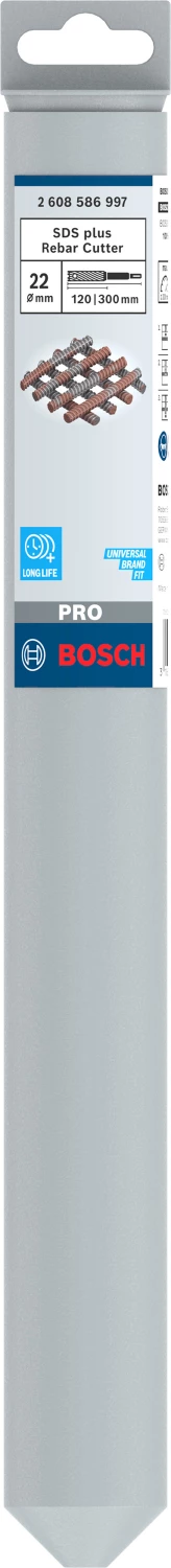 Bosch 2608586997 SDS-Plus Rebar Cutter - 22 x 120 x 300mm-image