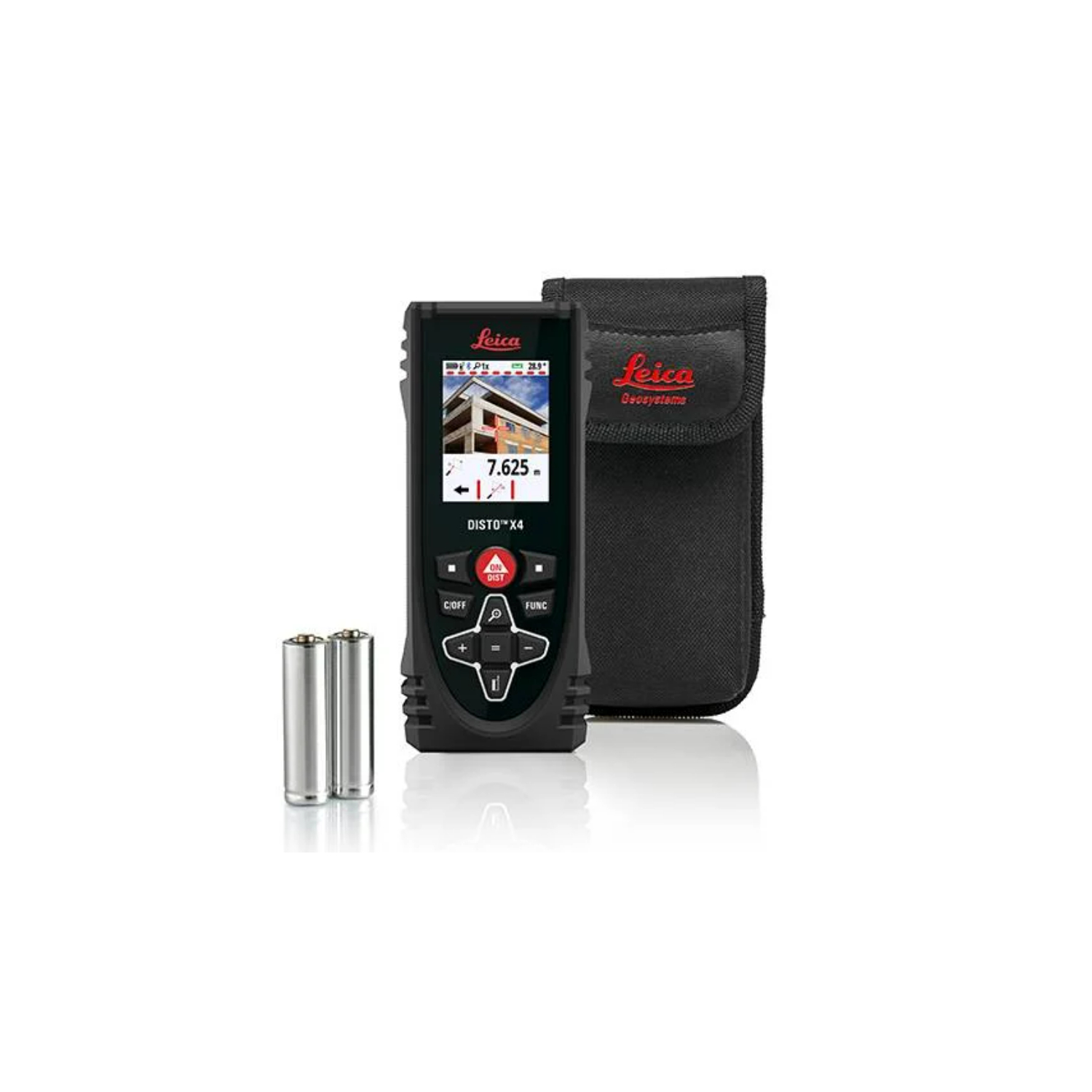 Leica Disto X4 Afstandsmeter met camerafunctie in tas - bluetooth - 150m-image