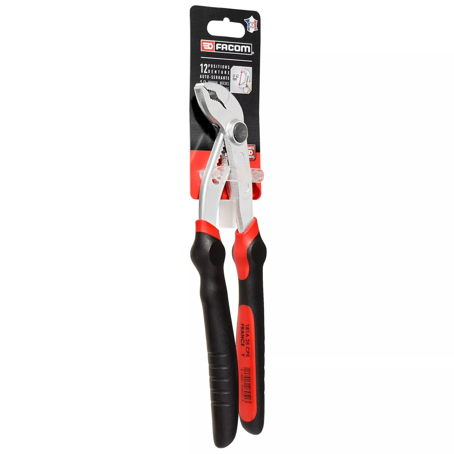 Facom 181A.25CPEPB pince multiprise - 250mm