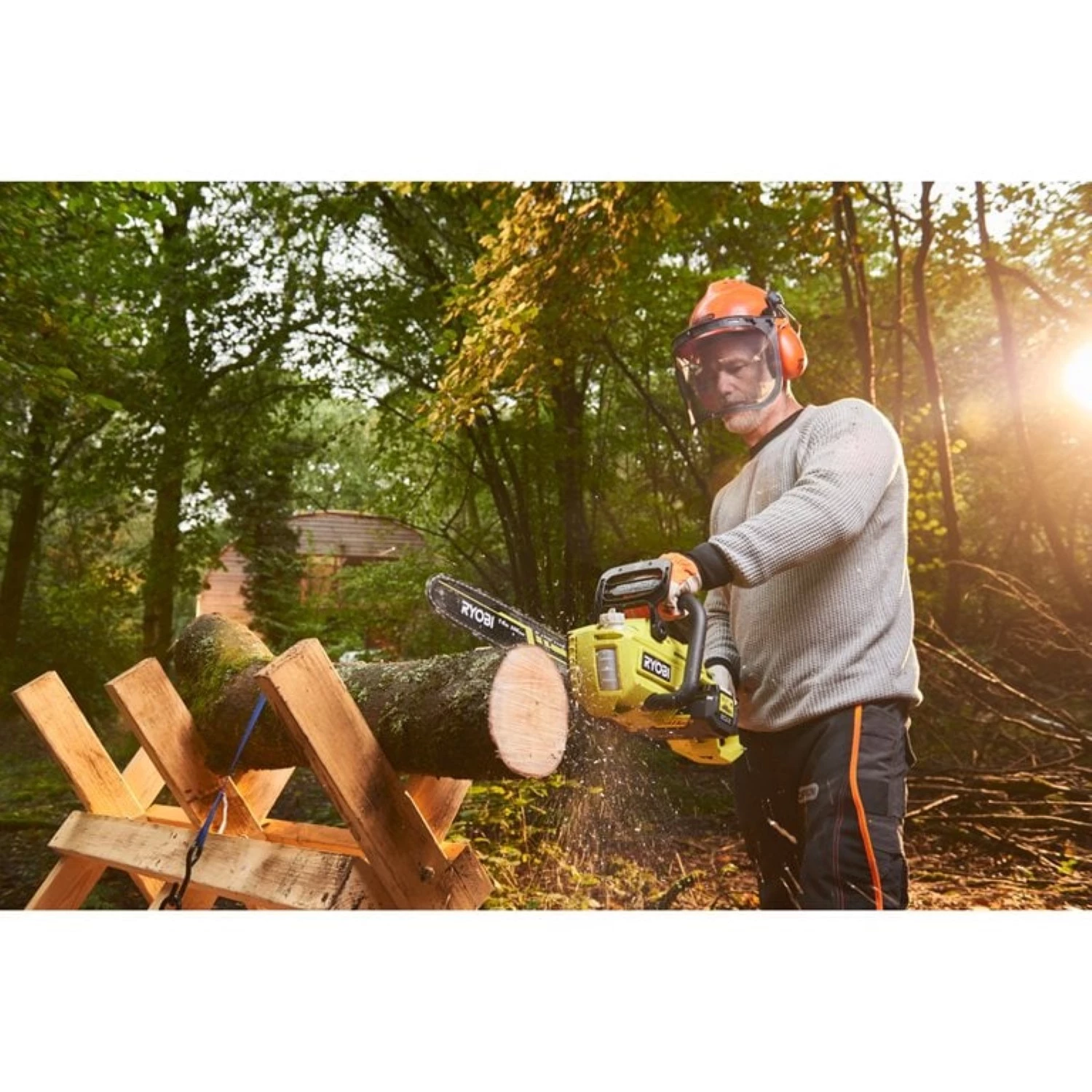 Ryobi RY36CSX35A-150 Tronçonneuse sans fil-image