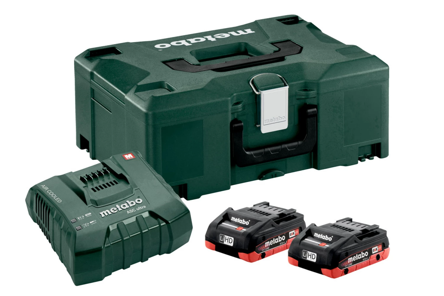 Metabo 685130000 18V LiHD accu starterset (2x 4,0Ah) + lader-image