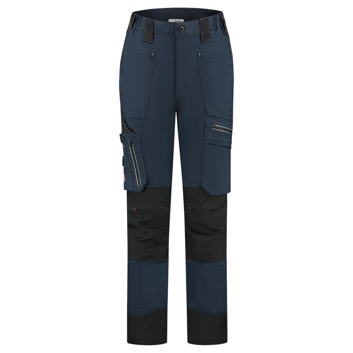 Workman 90251 STRETCH Worker Pantalon de travail P2S Femme - Bleu marine / Noir - Taille 44 (34/32)-image