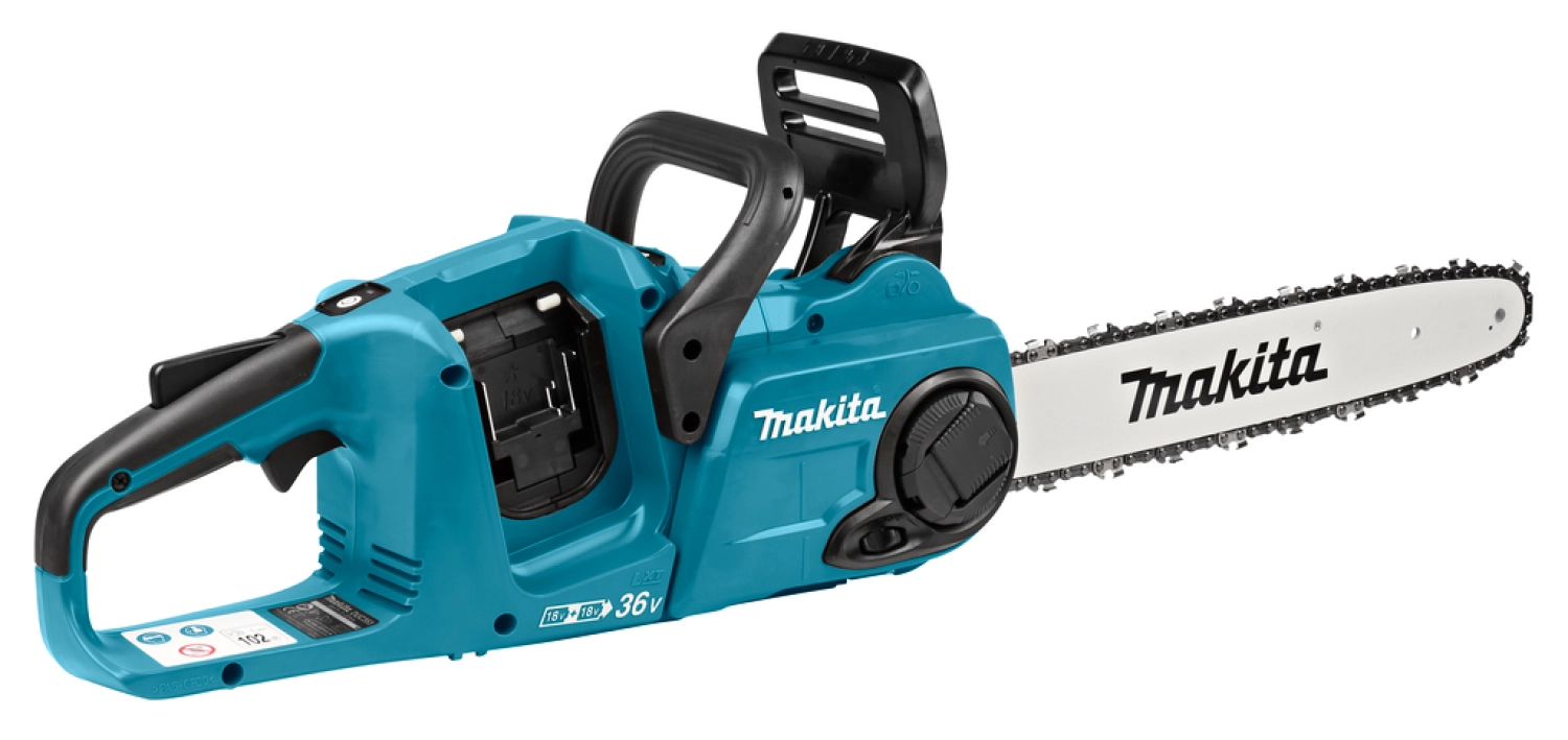 Makita DUC353PG4J 2x18V Li-Ion accu kettingzaag set (4x 6,0Ah) incl. Mbox - 35cm - koolborstelloos-image