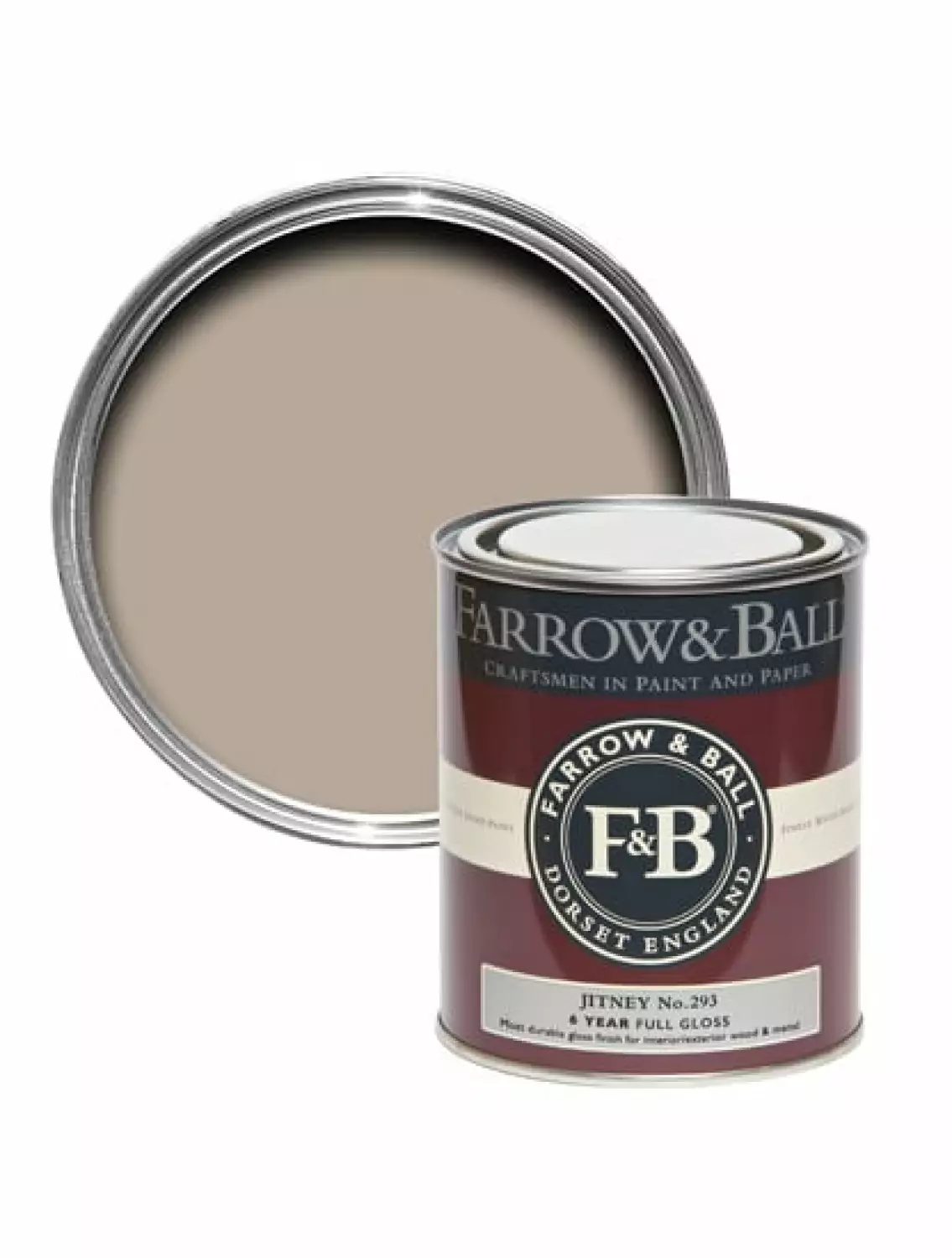 Farrow & Ball Estate Eggshell Jitney No.293 5L-image