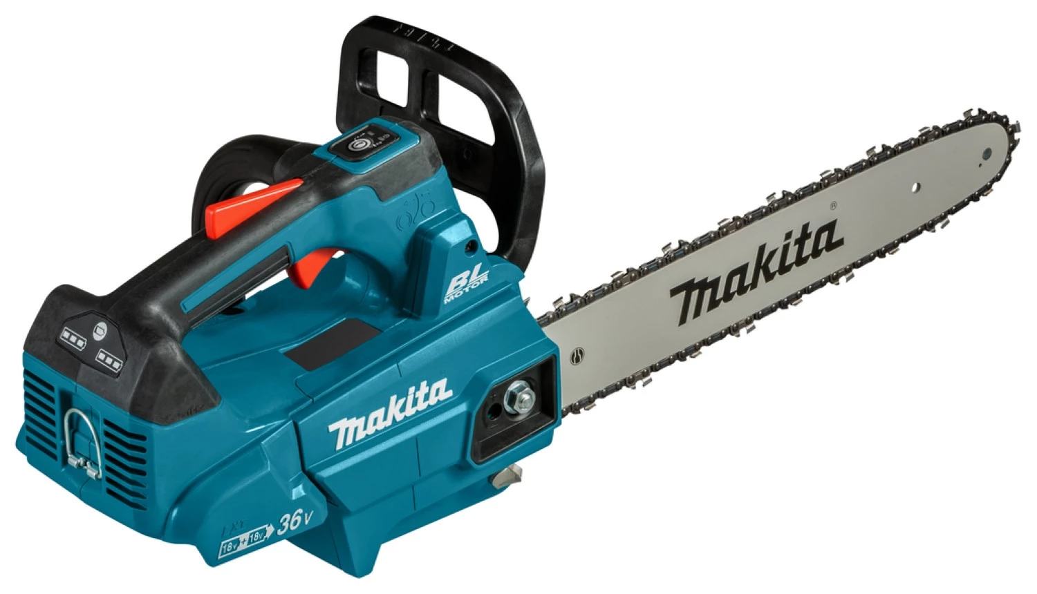 Makita DUC356PT2 Tronçonneuse sans-fil - 2 x 18V Li-ion - 2 batteries 5,0 ah - 35 cm-image
