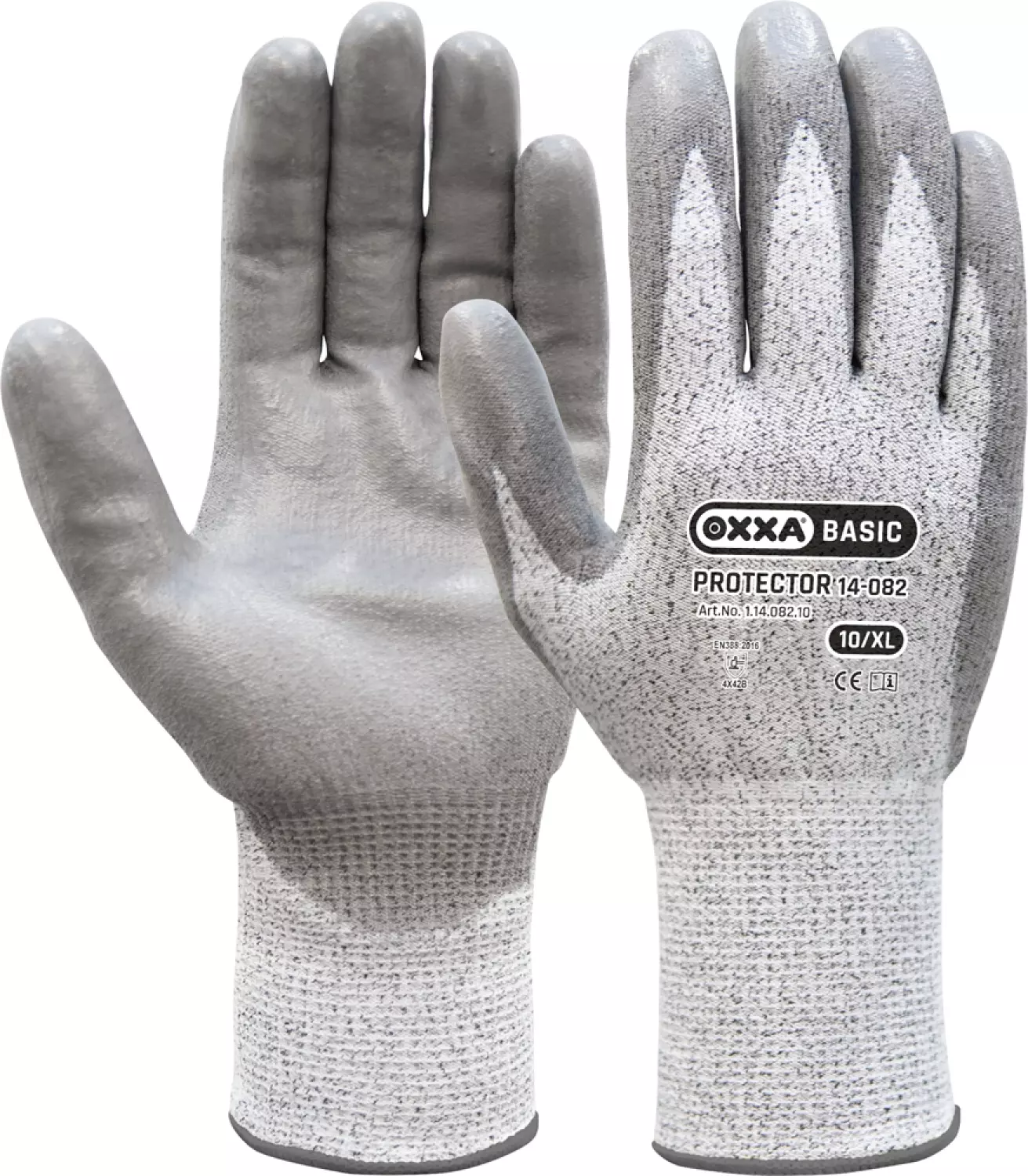 Oxxa 14-082 Gants de travail Protector Cut B - Gris - 11/XXL-image