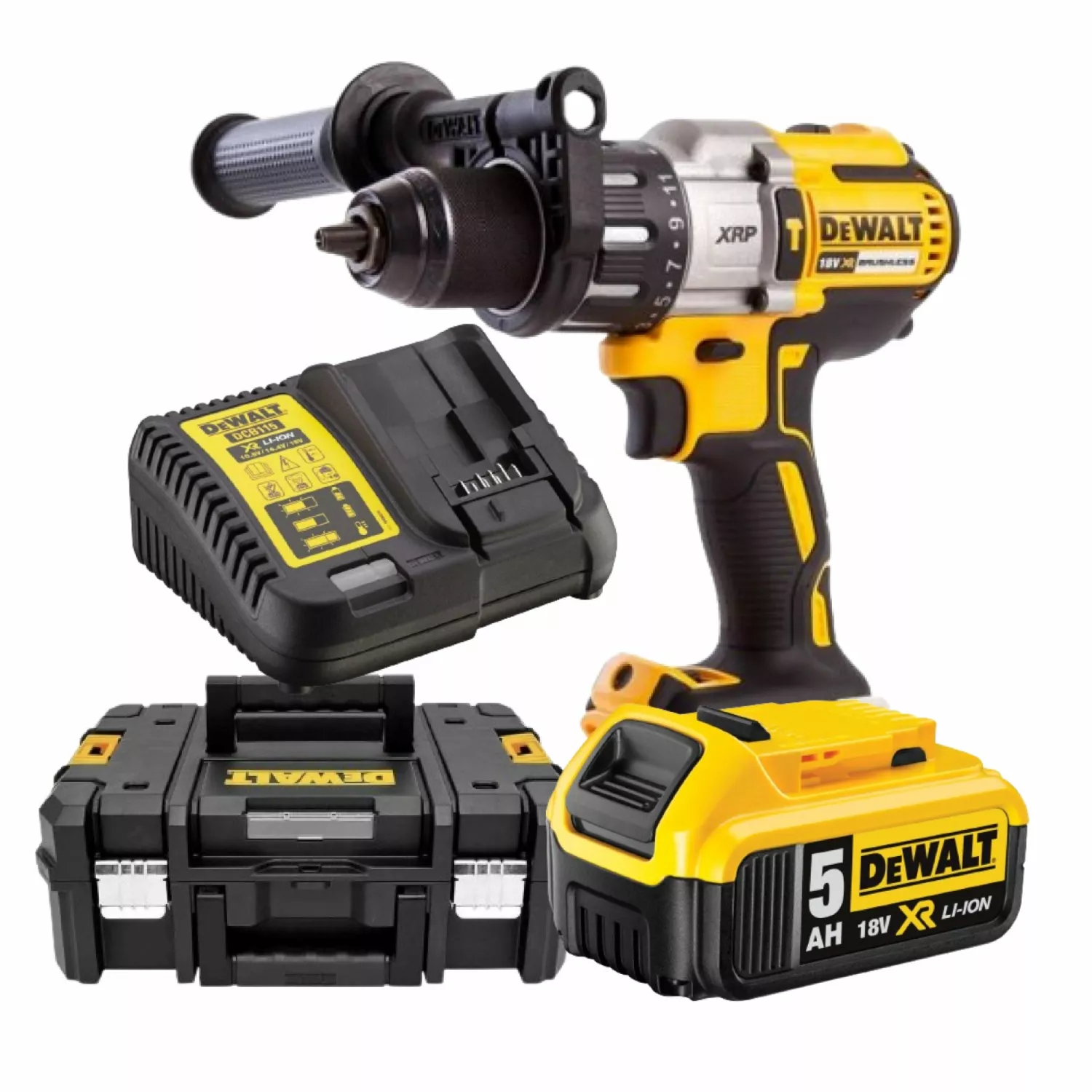 DeWALT DCD996NT - Perceuse/visseuse à percussion sans fil 18V Li-Ion (machine seule) - dans coffret - moteur brushless-image