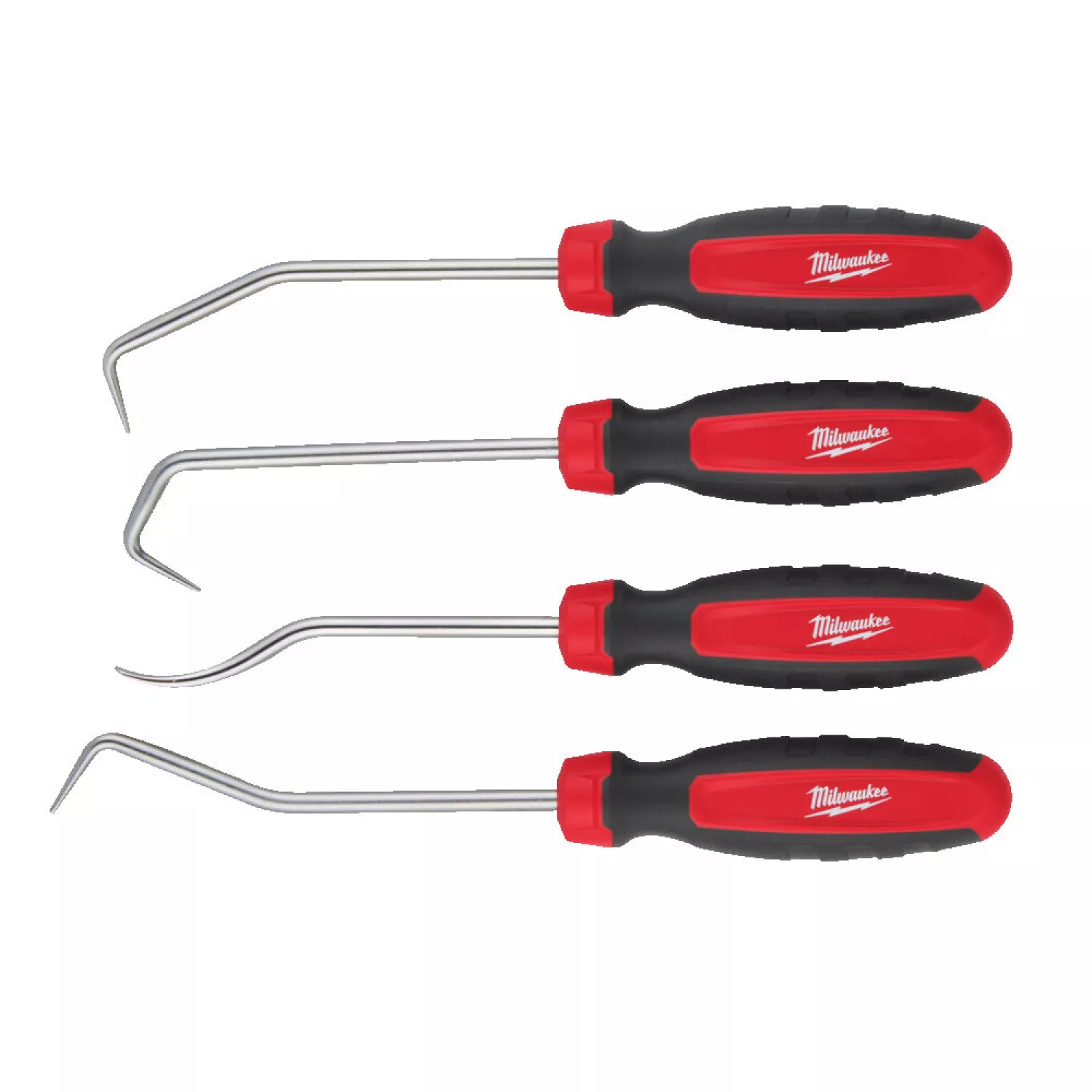 Milwaukee 4932480568 4-pièces ensemble de crochets Heavy Duty Hook & Pick en plateau - tige courbée-image