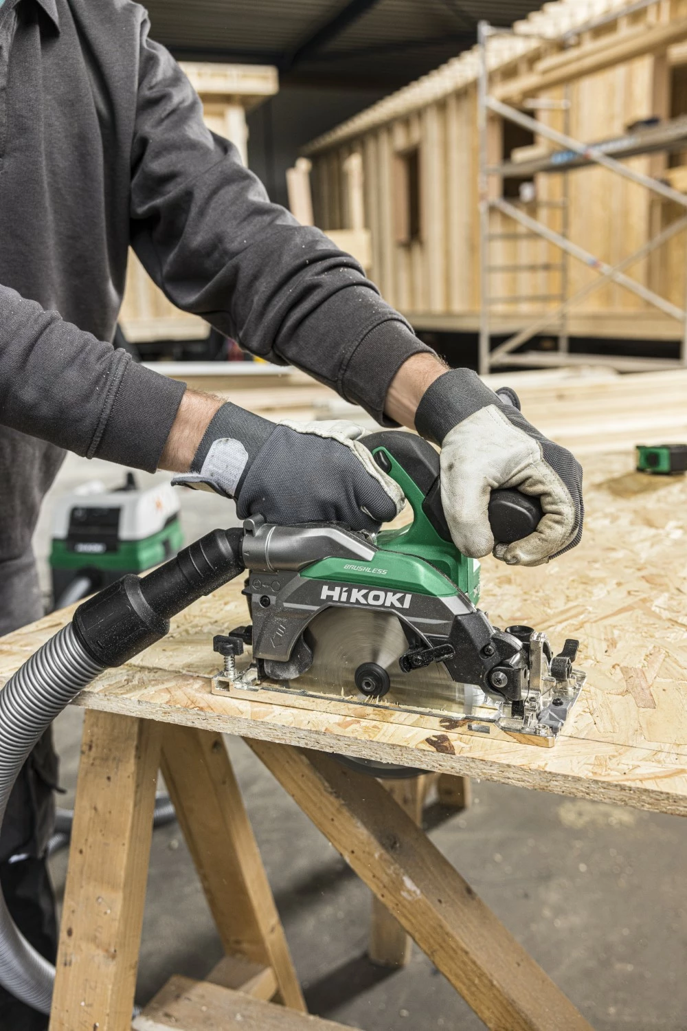 HiKOKI C1806DBWPZ 18V Li-ion accu cirkelzaag set (2x 5.0Ah accu) in HSC IV Koffer - 165mm-image