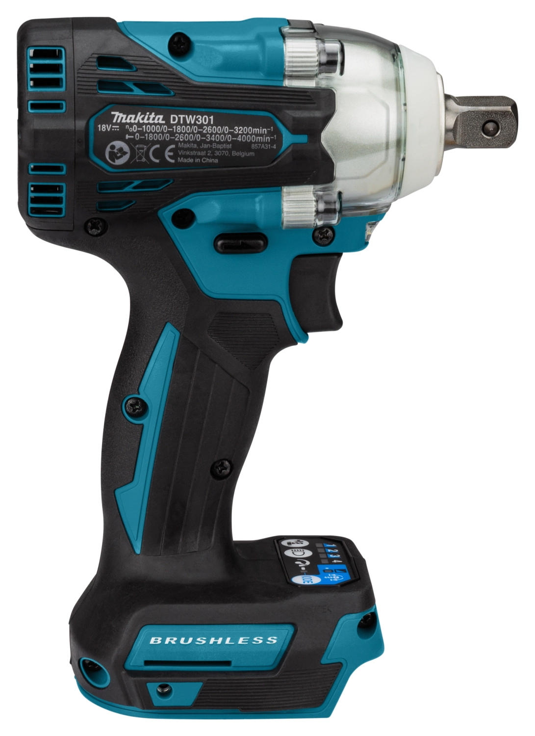 Makita DTW301RTJ 18V Li-ion Accu slagmoersleutel set (2x 5.0Ah accu) in Mbox - Borgpen - 330Nm - 1/2"-image