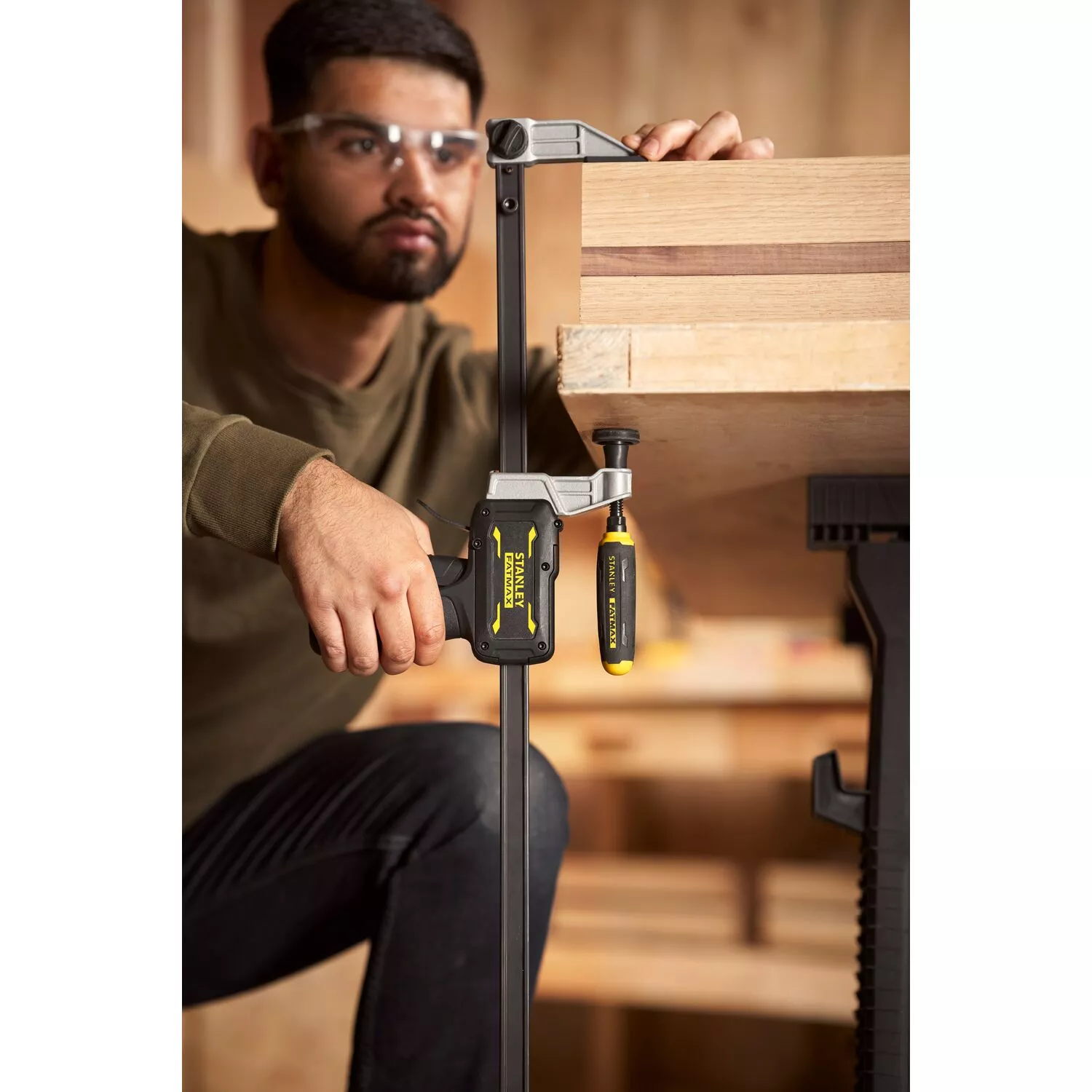 Stanley FMHT83007-0 Hybrid Eenhands Lijmklem - 450mm-image