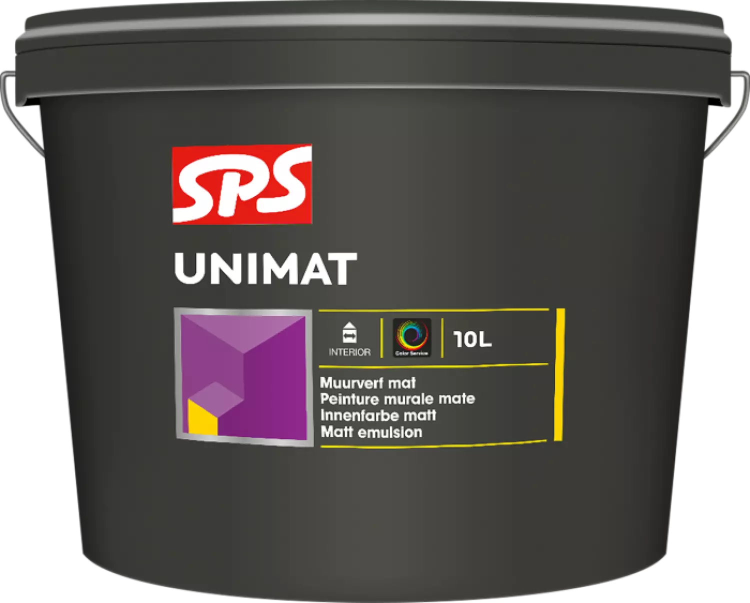 SPS Unimat Muurverf - op kleur gemengd - 1L-image