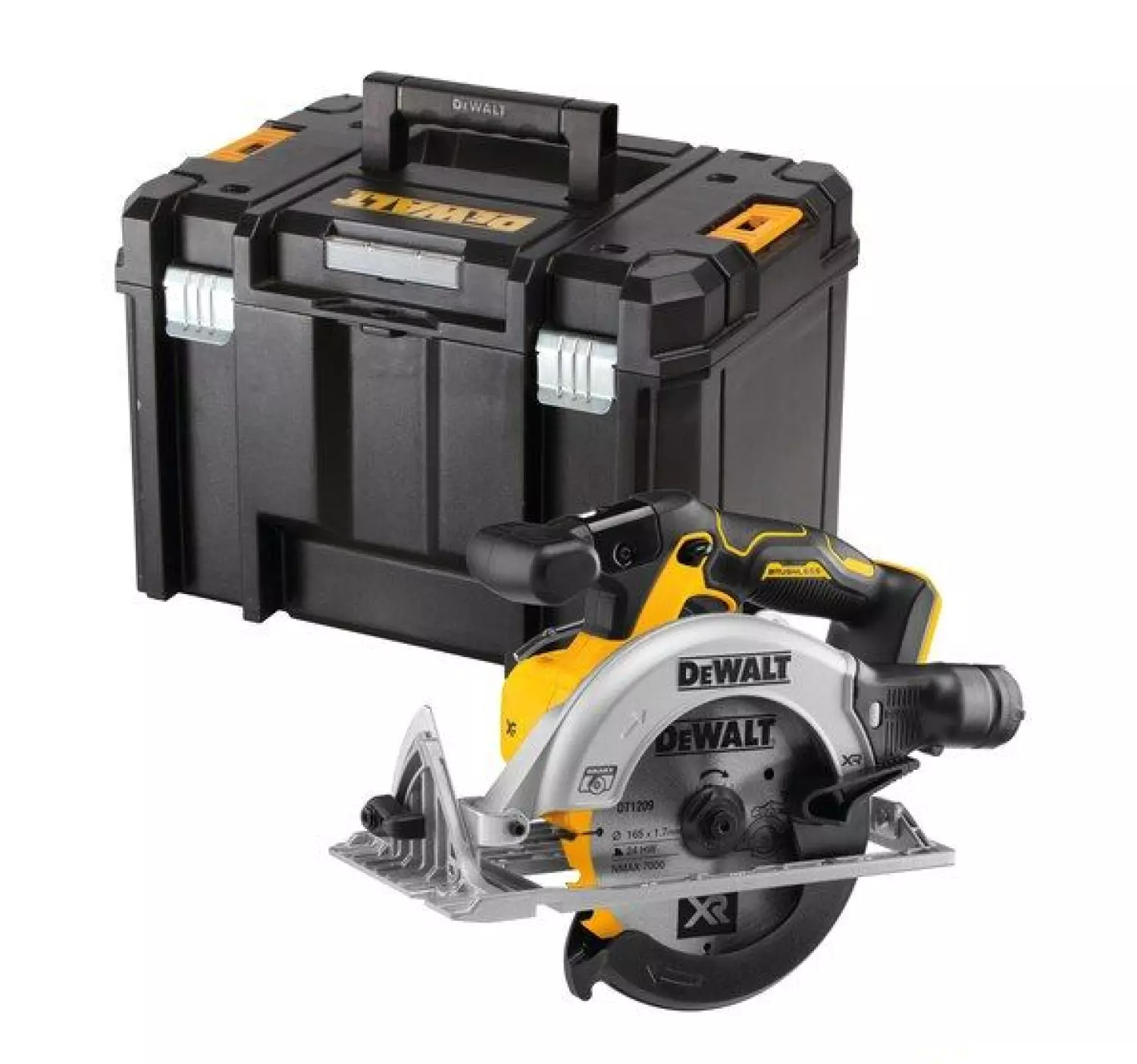 DeWALT DCS565NT-XJ 18V Li-ion XR accu cirkelzaag body in TSTAK - 165mm-image