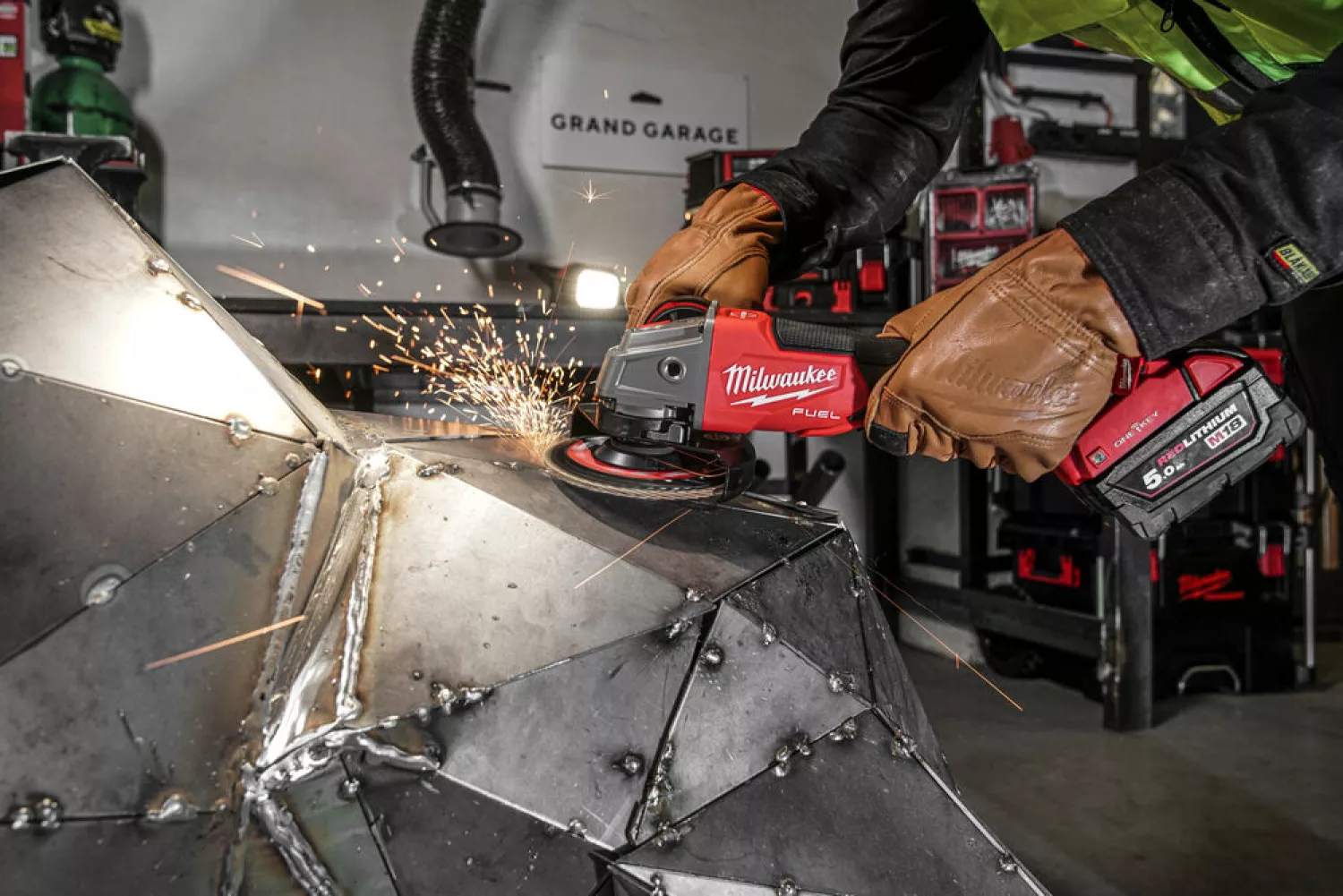 Milwaukee M18 ONEFSAG125XPDB-0X - Meuleuse d'angle sans fil  - 18V Li-ion – 125 mm - Brushless-image