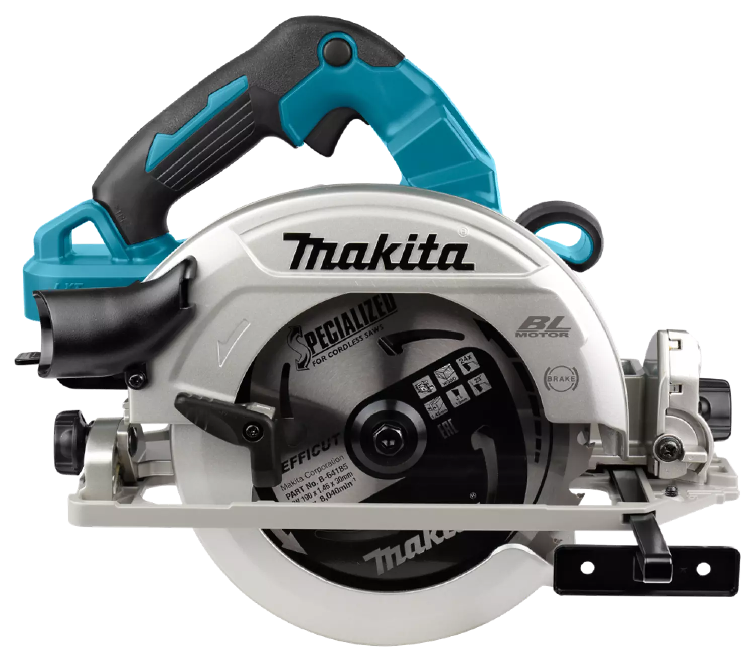 Makita DHS782ZJ Scie circulaire sans-fil - 36V (2x 18V) Li-ion - Mbox - 190 mm - Brushless - Machine seule-image