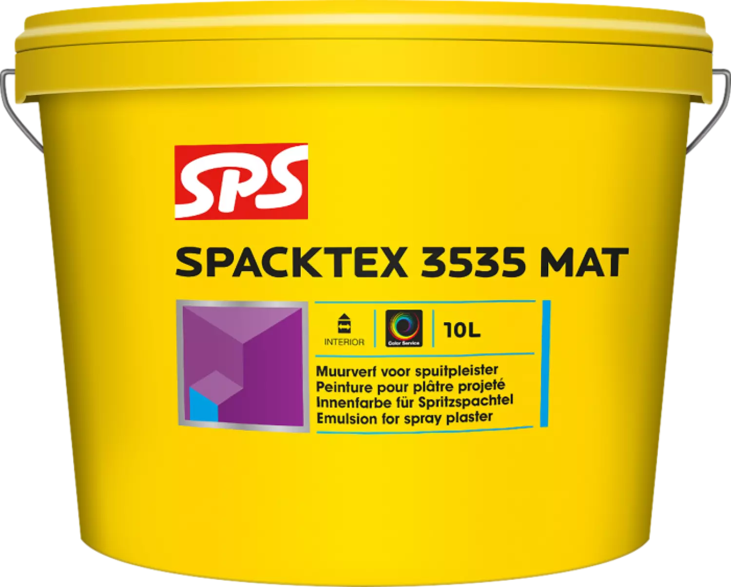 SPS Spacktex 3535 Mat Muurverf - op kleur gemengd - 4L-image