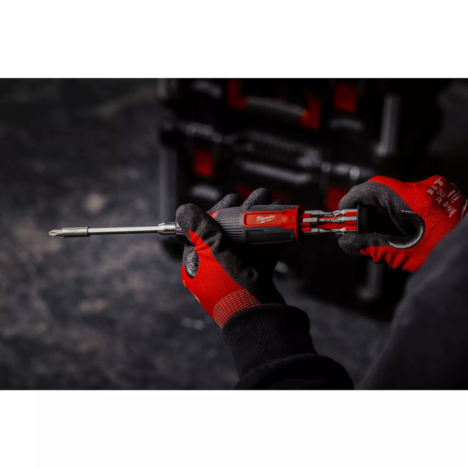 Milwaukee 4932480582 Bitschroevendraaier - 14 in 1 ratelend multi-bit-image