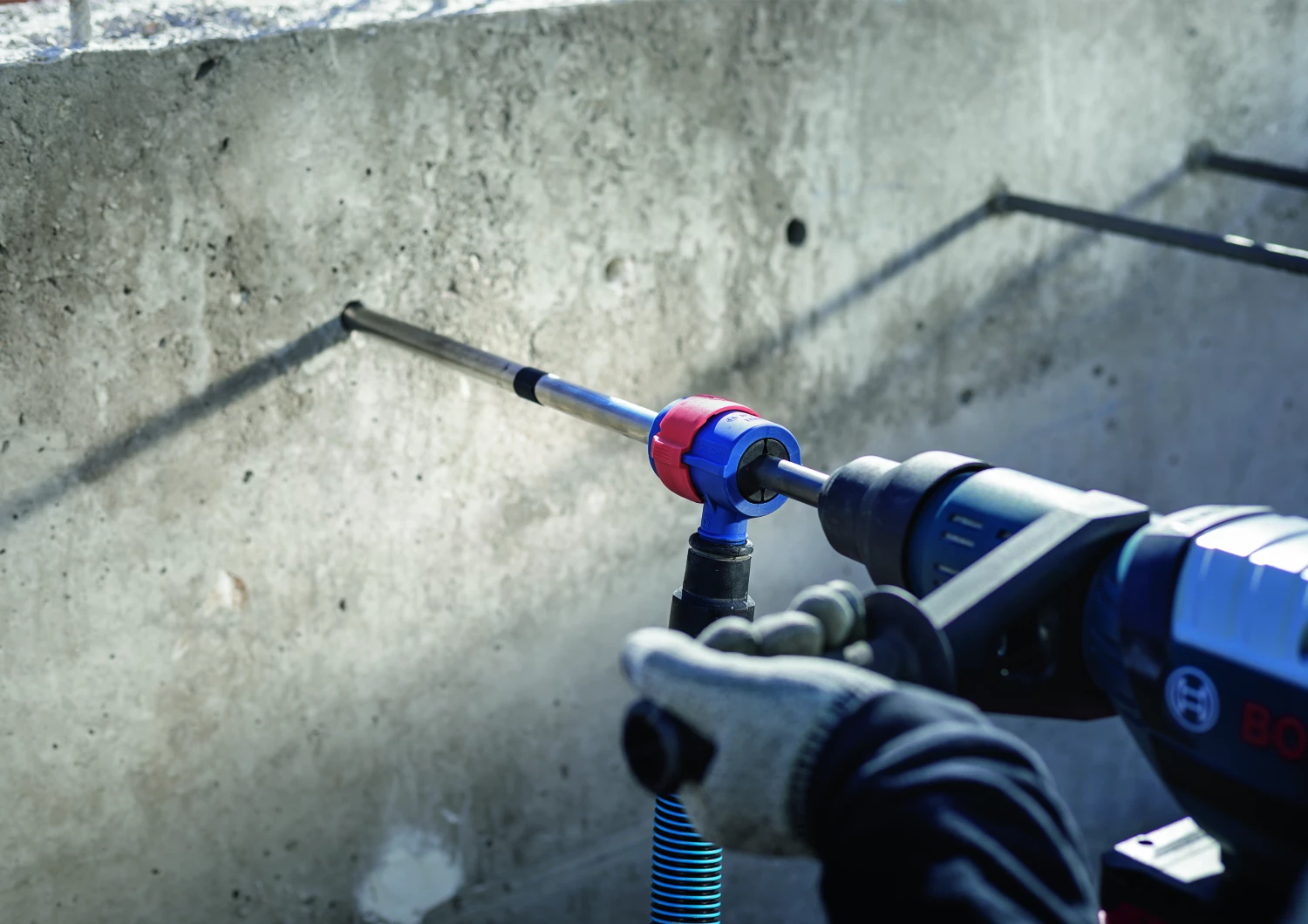 Bosch 2608901765 EXPERT Foret à Marteau SDS Clean SDS plus-8X - 12x200x350mm avec connecteur-image