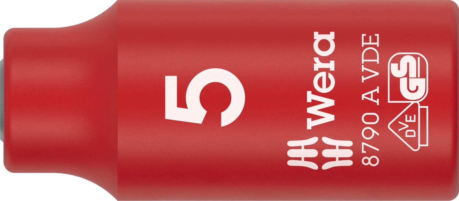 Wera 05005930001 8790 B VDE Zyklop dop geïsoleerd - 1/4" - 5mm-image