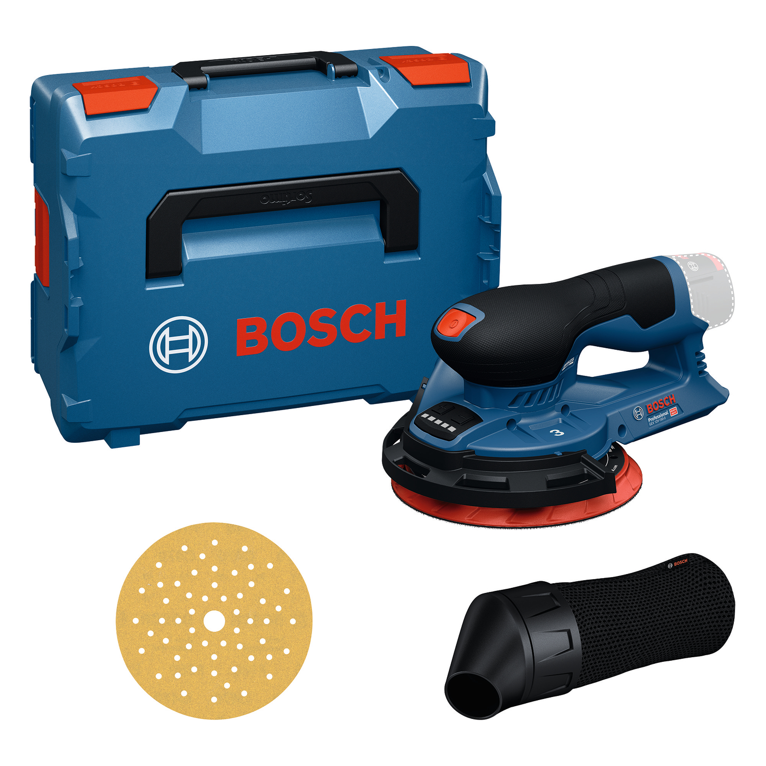 Bosch GEX 12V-150-3 12V accu Excenterschuurmachine body in L-boxx - 150mm-image