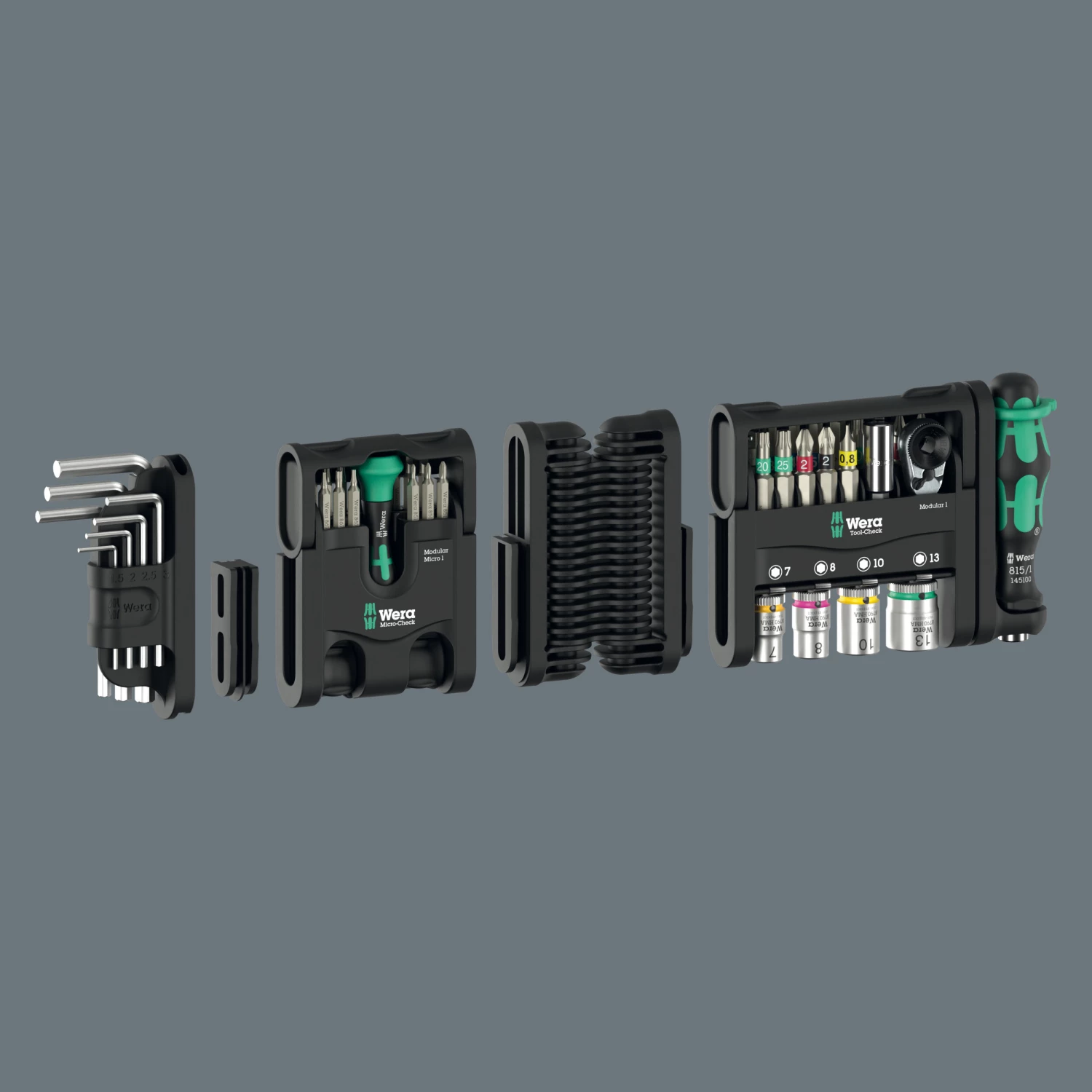 Wera 05049025001 Tool-Check Modular Set Imperial 1 Jeu d'outils dans Tool-Check - 50 pièces-image