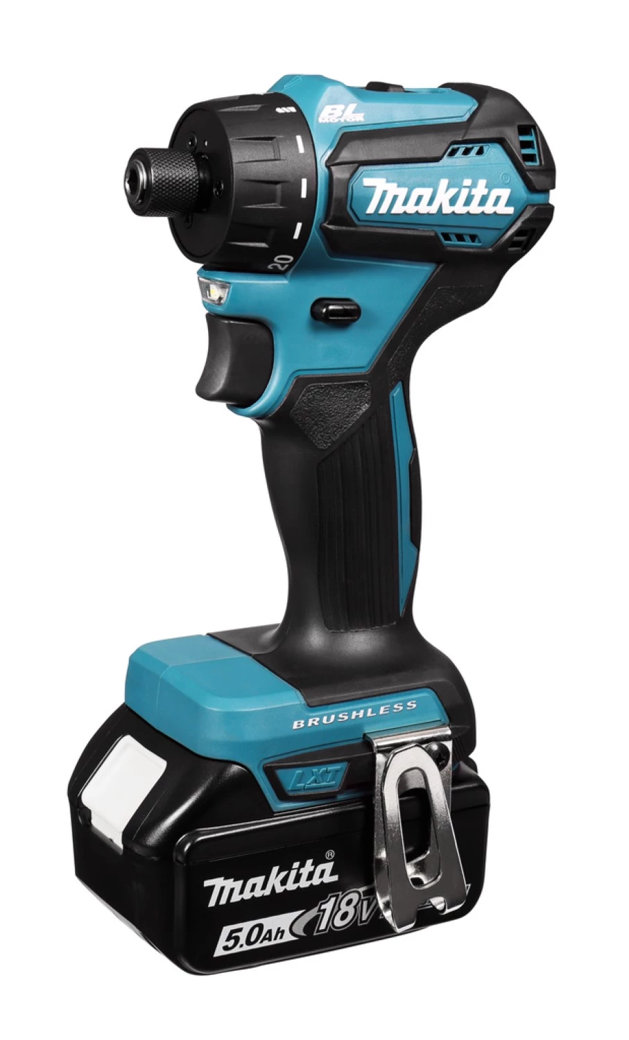 Makita DDF083RTJ - Set perceuse visseuse Li-Ion 18V (2x batterie 5.0Ah) dans MAKPAC - moteur brushless - 40Nm-image