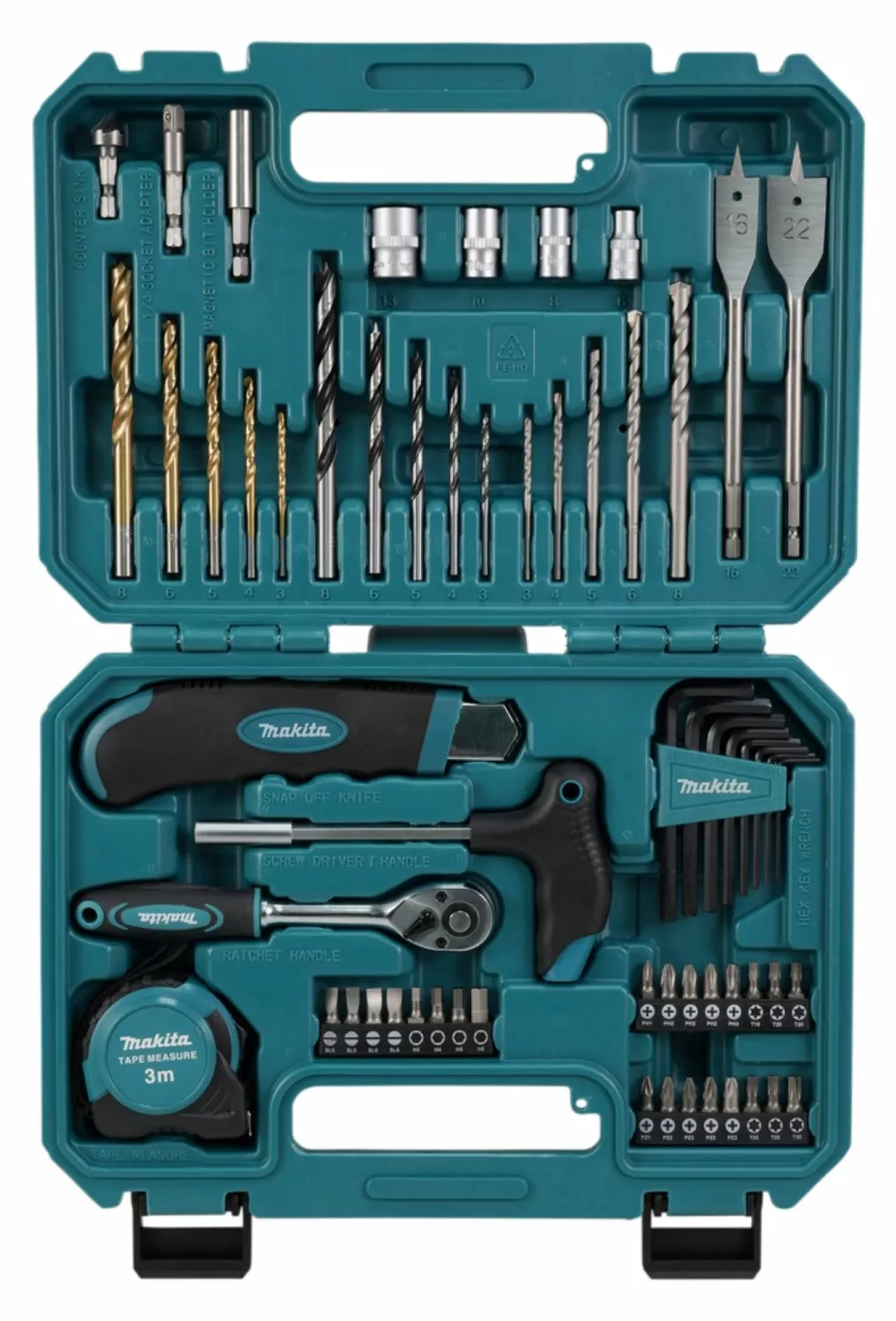 Makita E-15095 Kit d'outils - 60 pièces-image