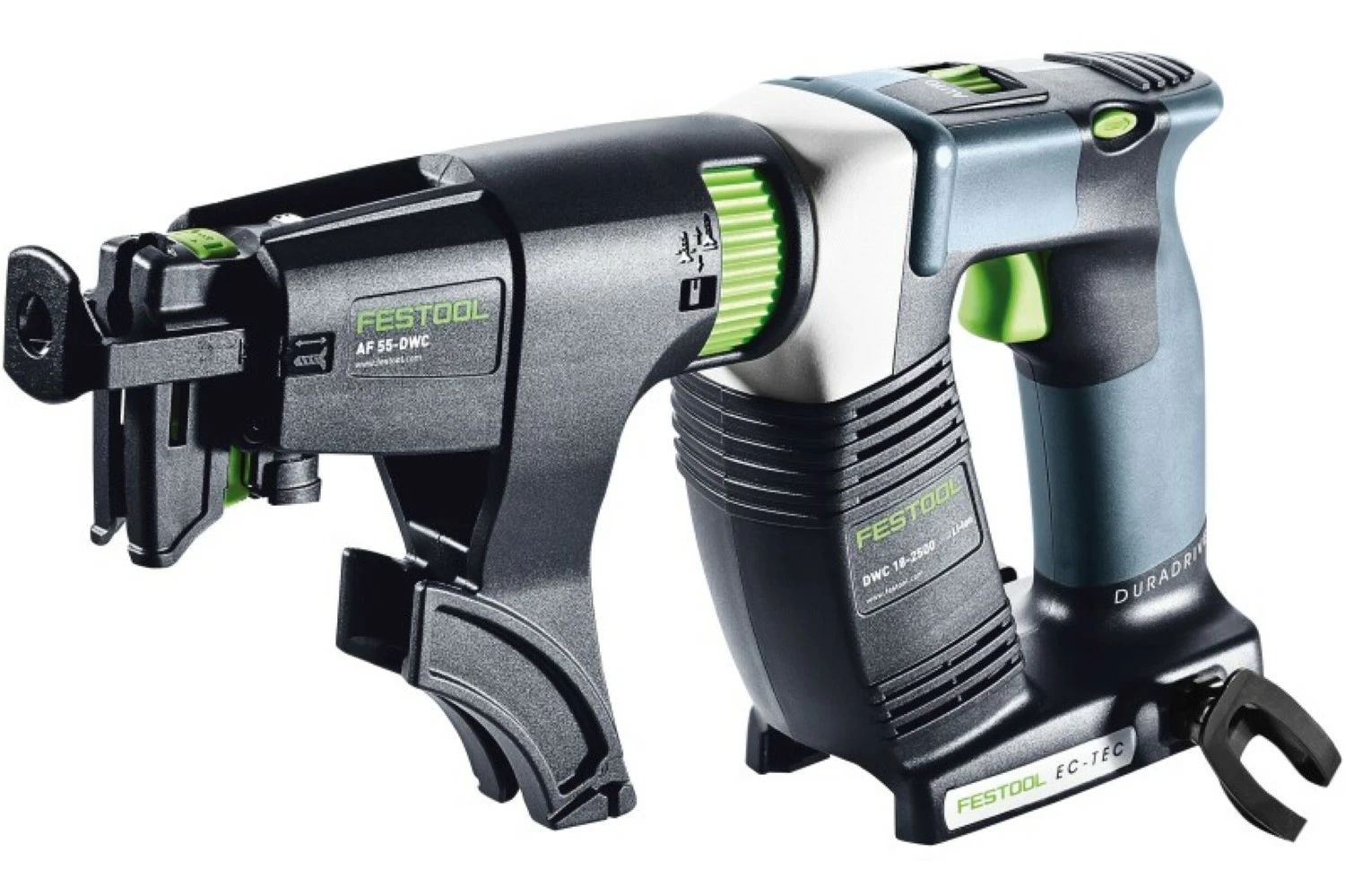 Festool DURADRIVE DWC 18-2500-Basic 18V Li-Ion accu bandschroefmachine body in systainer - 18Nm - 55mm - koolborstelloos-image